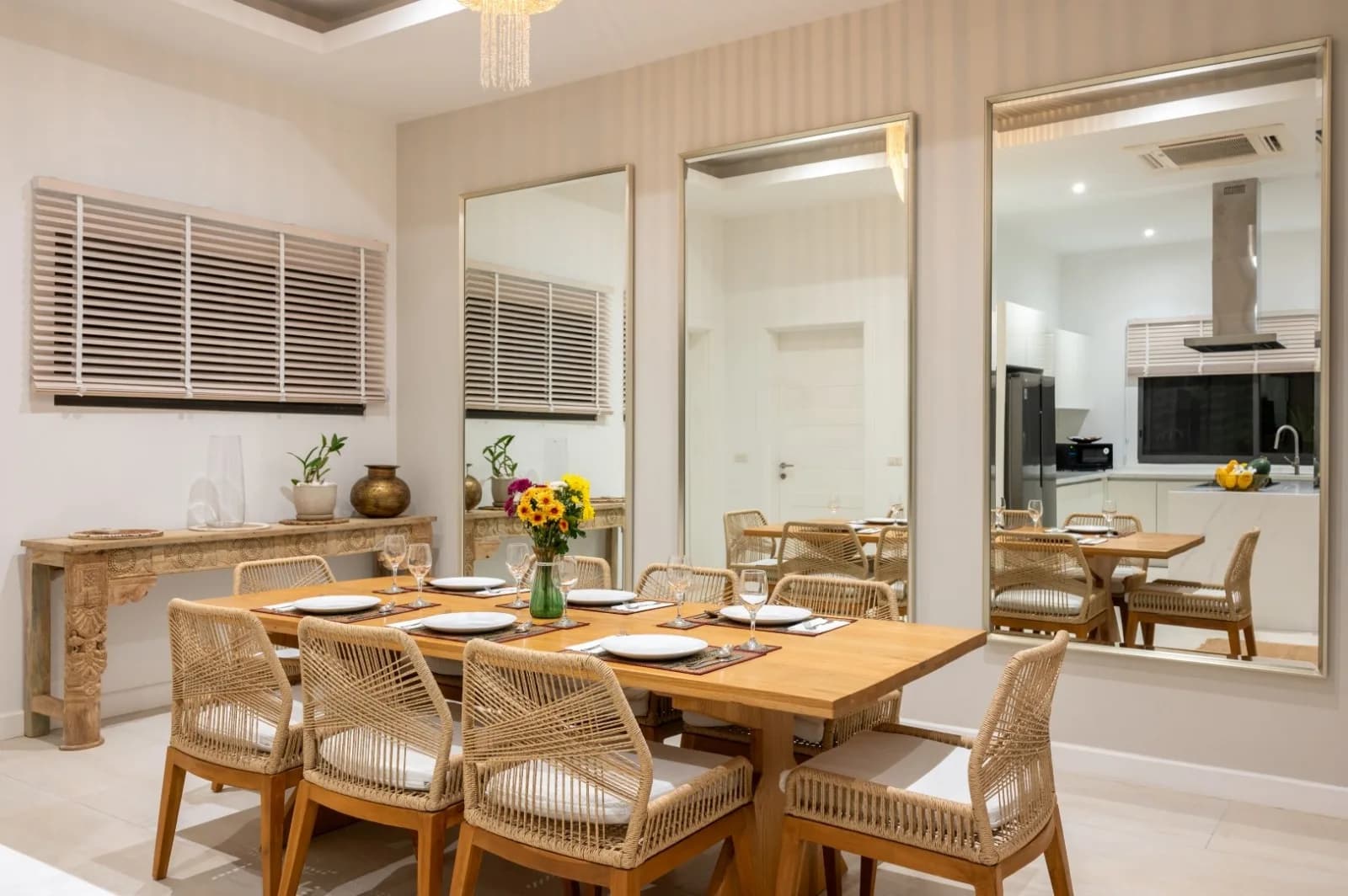 Magnificent 4 bedroom villa in a gated residence walking distance to Choeng Mon beach – VIL0481 — thumbnail 4