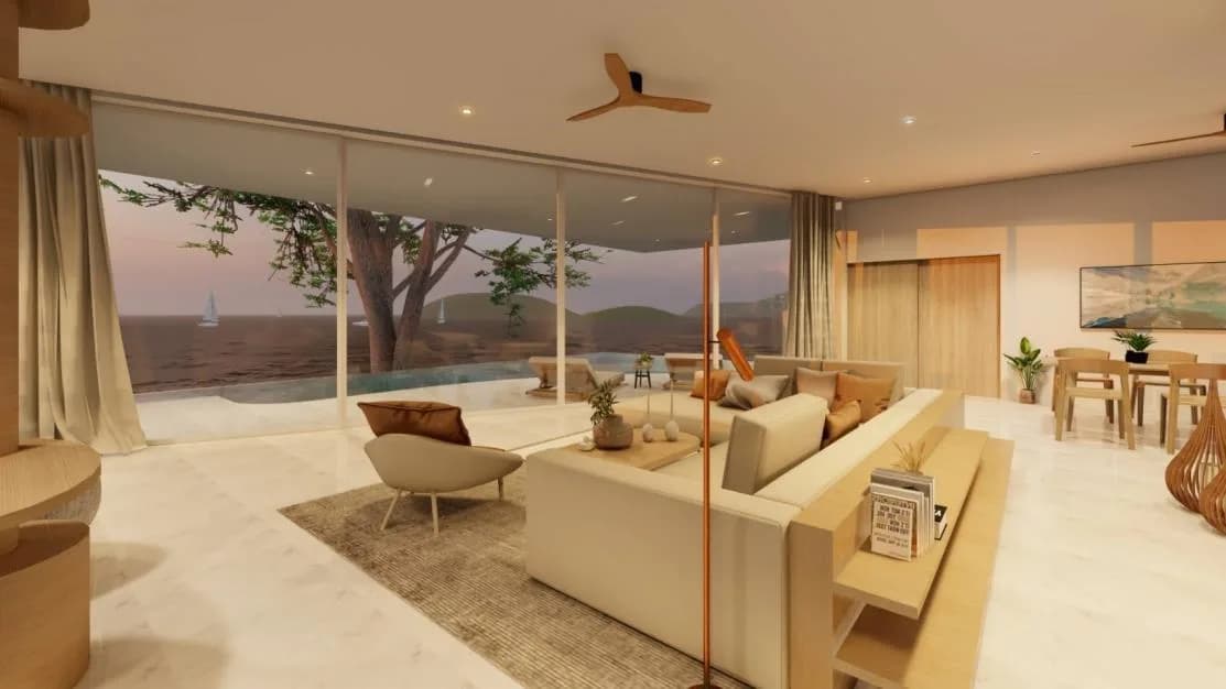 Beachfront villa with 3 bedrooms and mesmerizing sea views in Bangrak – VIL0487 — thumbnail 6
