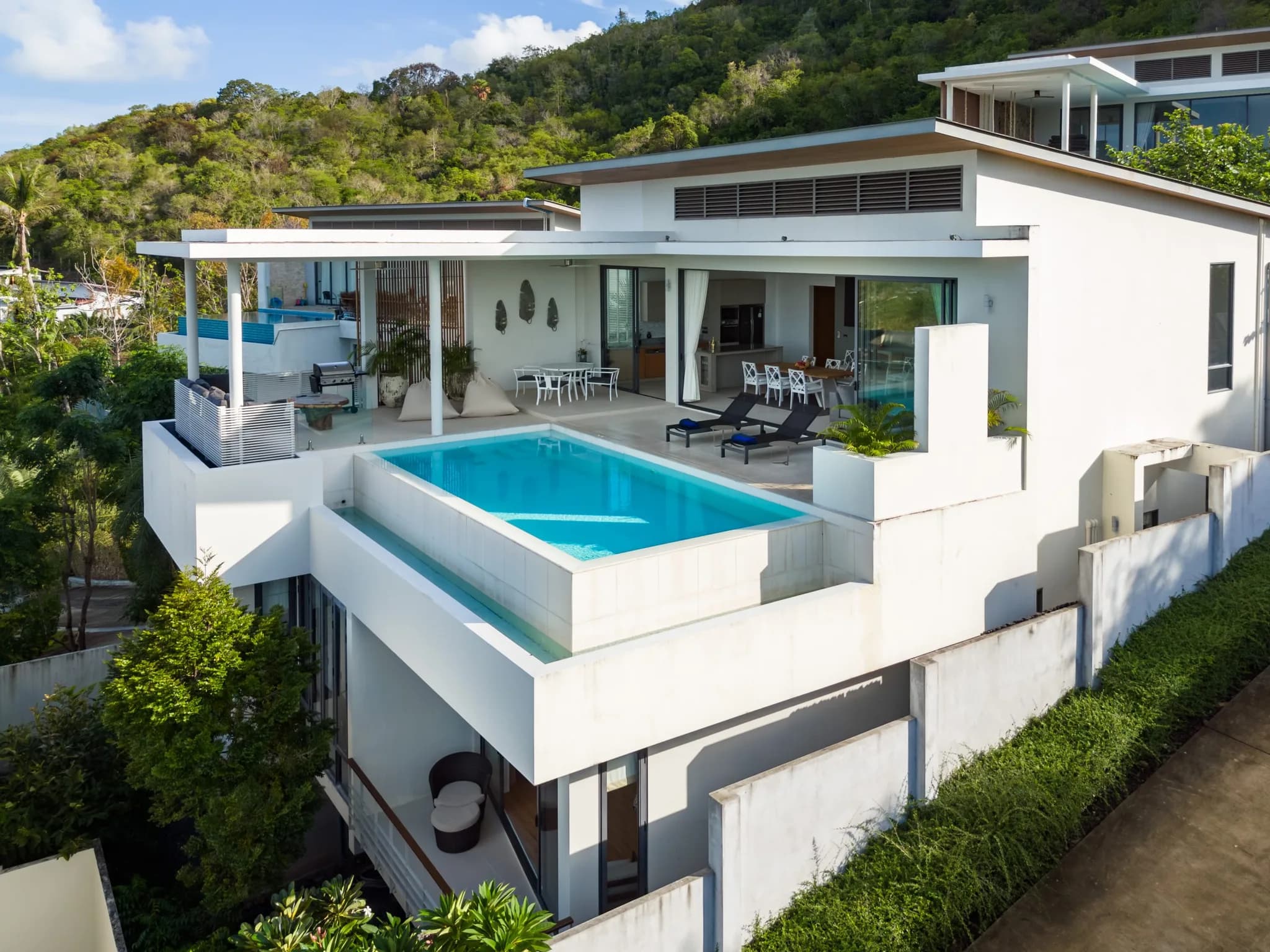 Magnificent 4 bedroom sea view villa with an easy access in Bophut area – VIL0493 — vue 1
