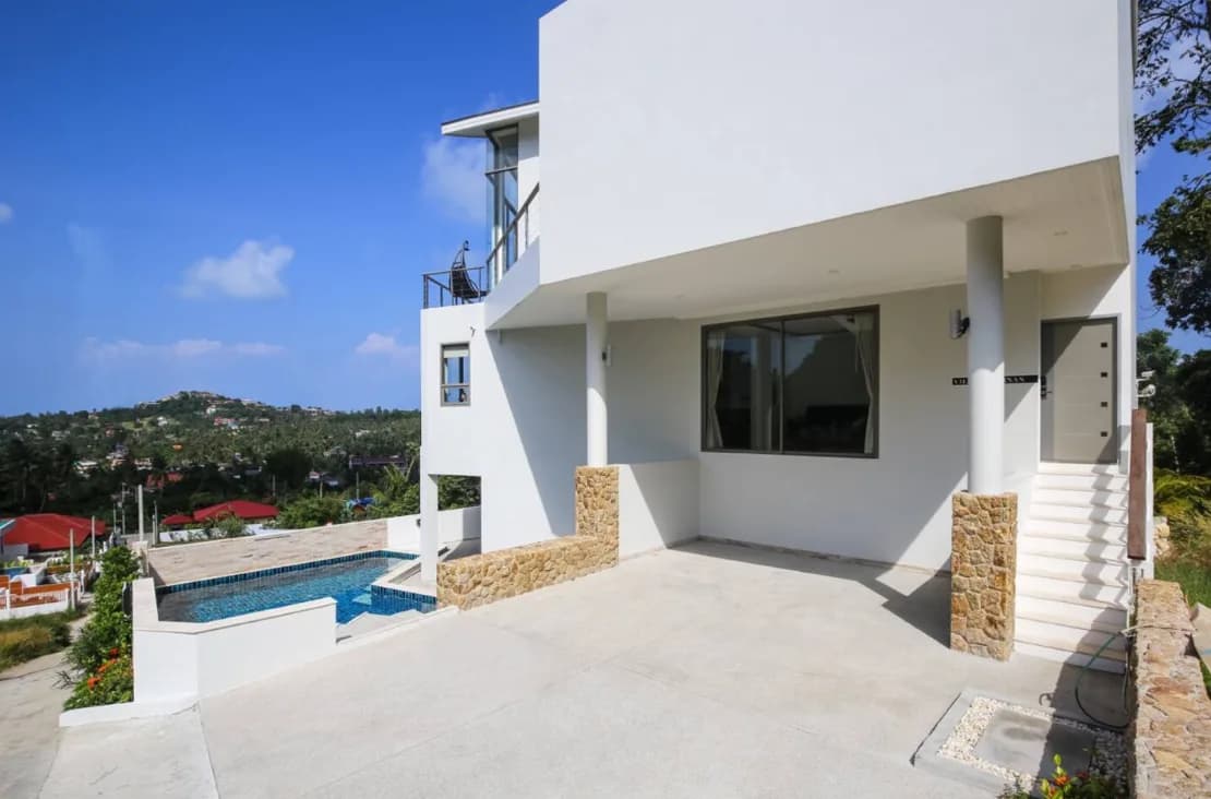Huge 4 bedroom villa with a sea view and pool + separate entrance 2 bedroom apartment in Plai Laem – VIL0494 — thumbnail 2