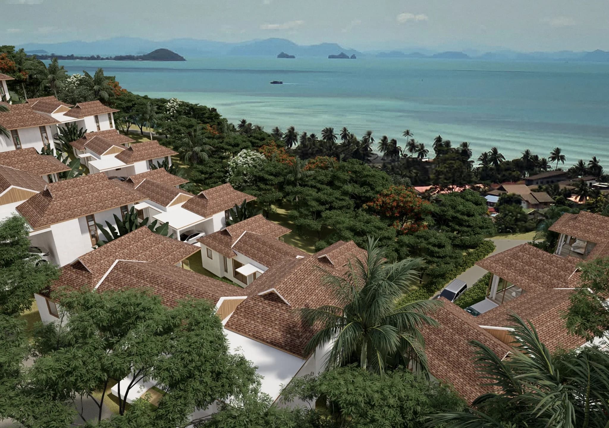Stylish 2 bedroom sea view villas in contemporary Thai style a short walk from Bang Makham beach – VIL0501 — thumbnail 6
