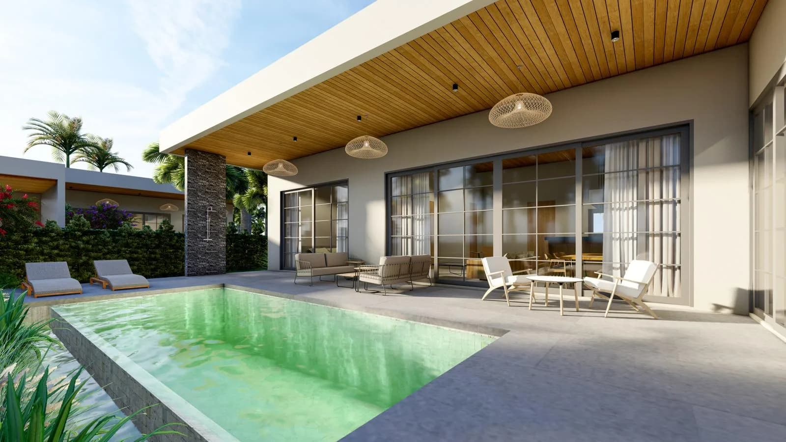 2,3 and 4 bedroom villas with a private pool in Maenam area – VIL0502 — thumbnail 2
