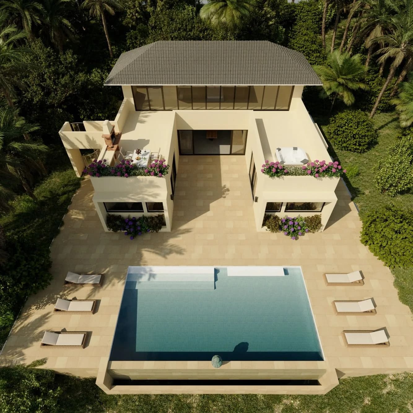 3 Bedroom villa with a views over the sea and 5 islands in Lipa Noi area – VIL0504 — thumbnail 2