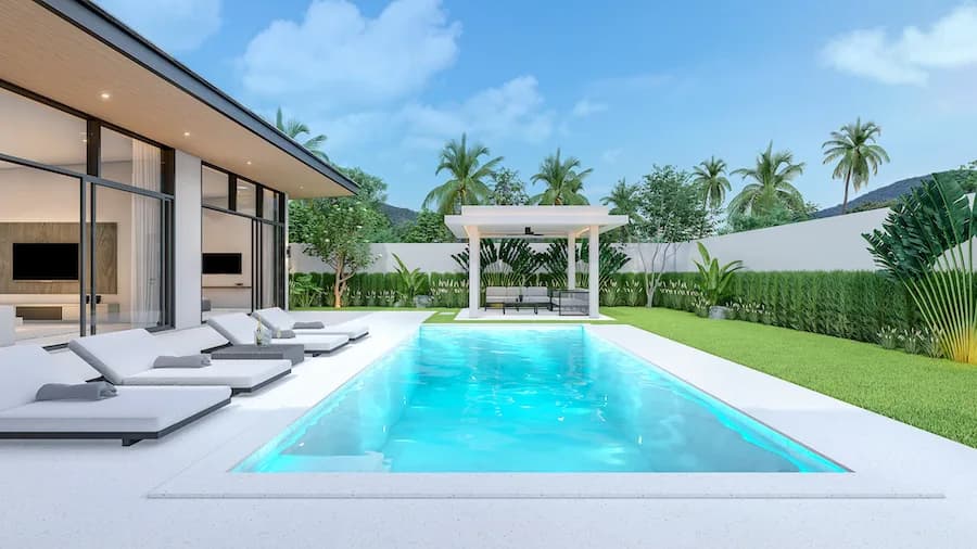 2,3,4 bedroom private pool villas in Bali style in a high demand Bophut area – VIL0510 — thumbnail 2