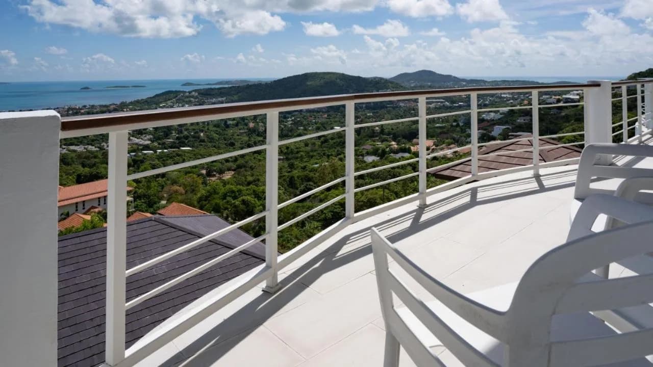 Outstanding sea view 4 bedroom private pool villa + New 2 bedroom apartments in Bophut – VIL0513 — thumbnail 5