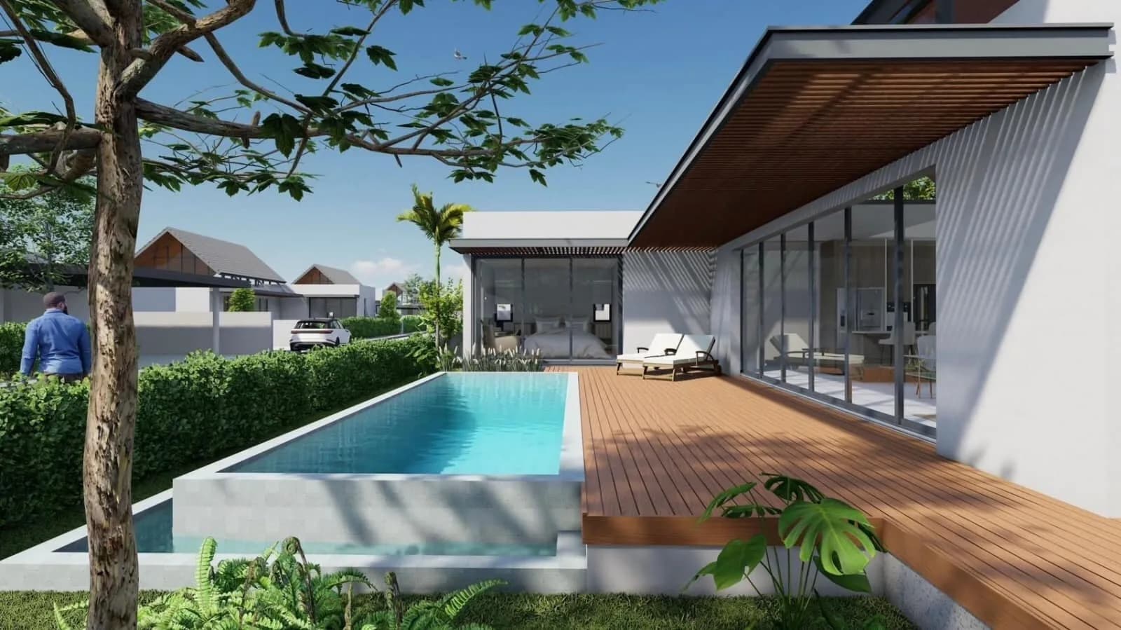 Affordable modern 3 bedroom private pool villas only 400 meters from crystal water beach – VIL0516 — thumbnail 6