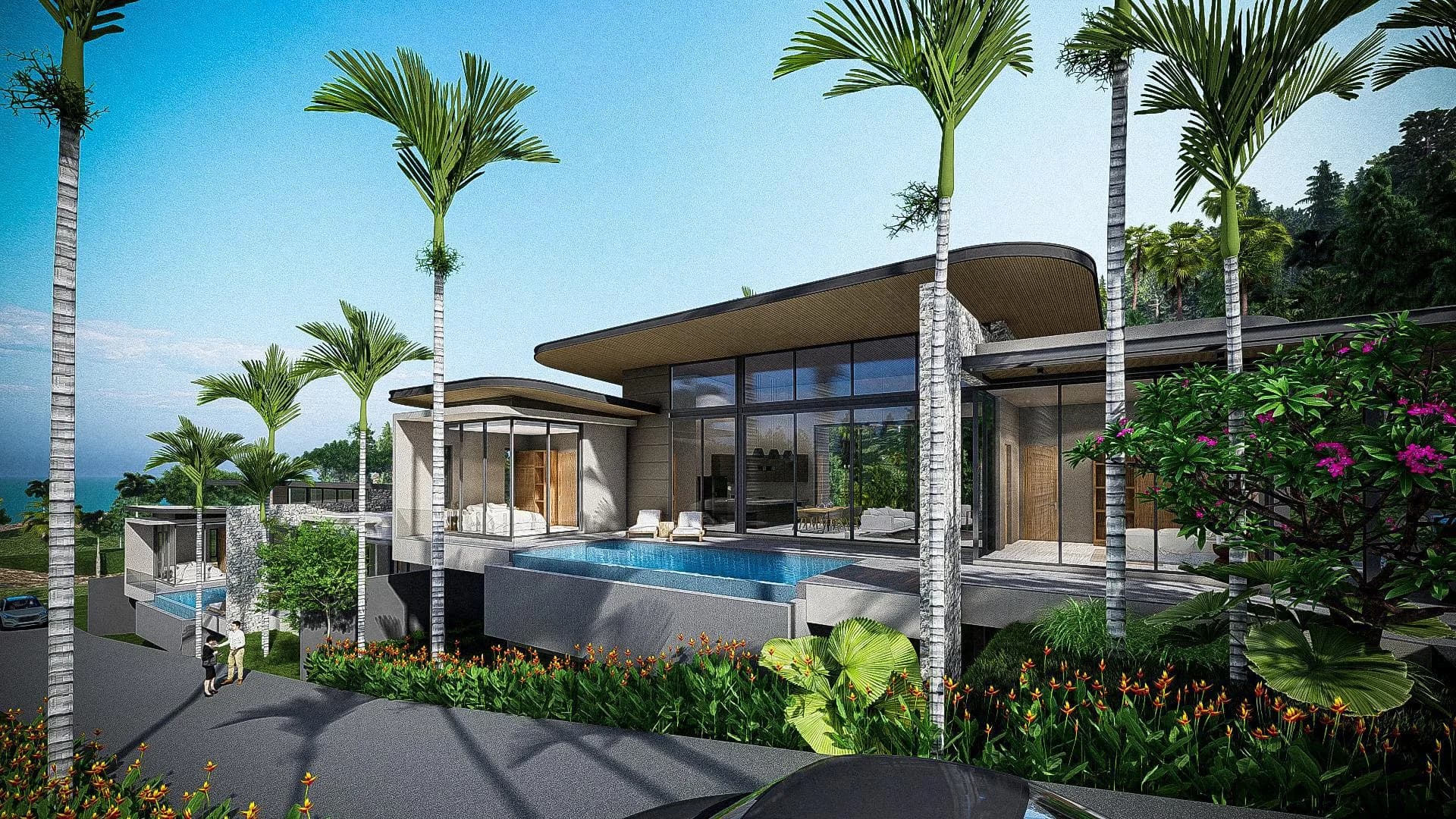 3 Bedroom villas with a private pool in Maenam area – VIL0517 — thumbnail 2