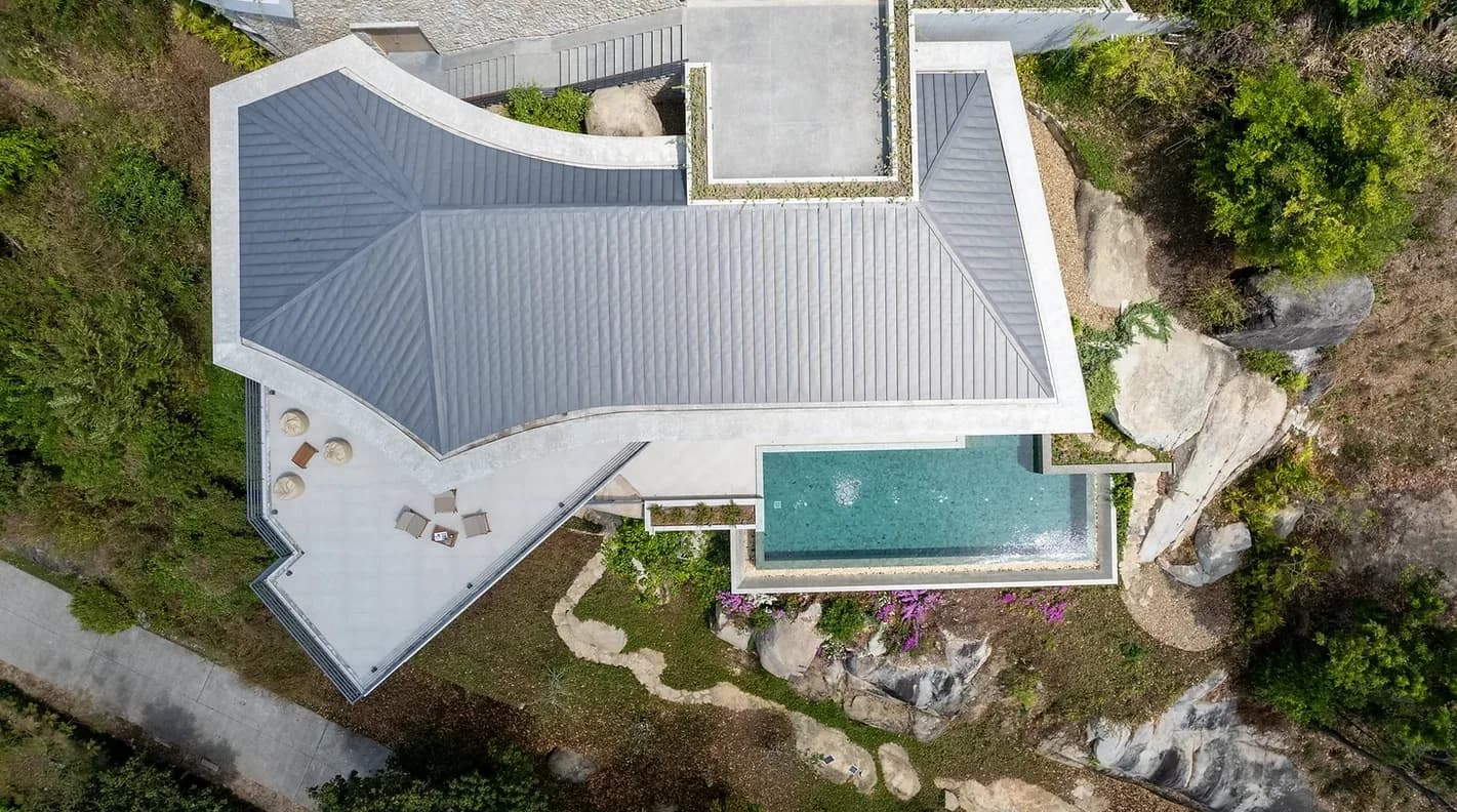 Lavish 4+1 bedroom sea view villa on a large plot in the secured estate in Thong Krut – VIL0521 — thumbnail 2