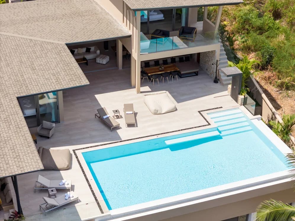 Breathtaking 4 bedroom villa with a private pool and sea views in Bophut – VIL0523 — thumbnail 3