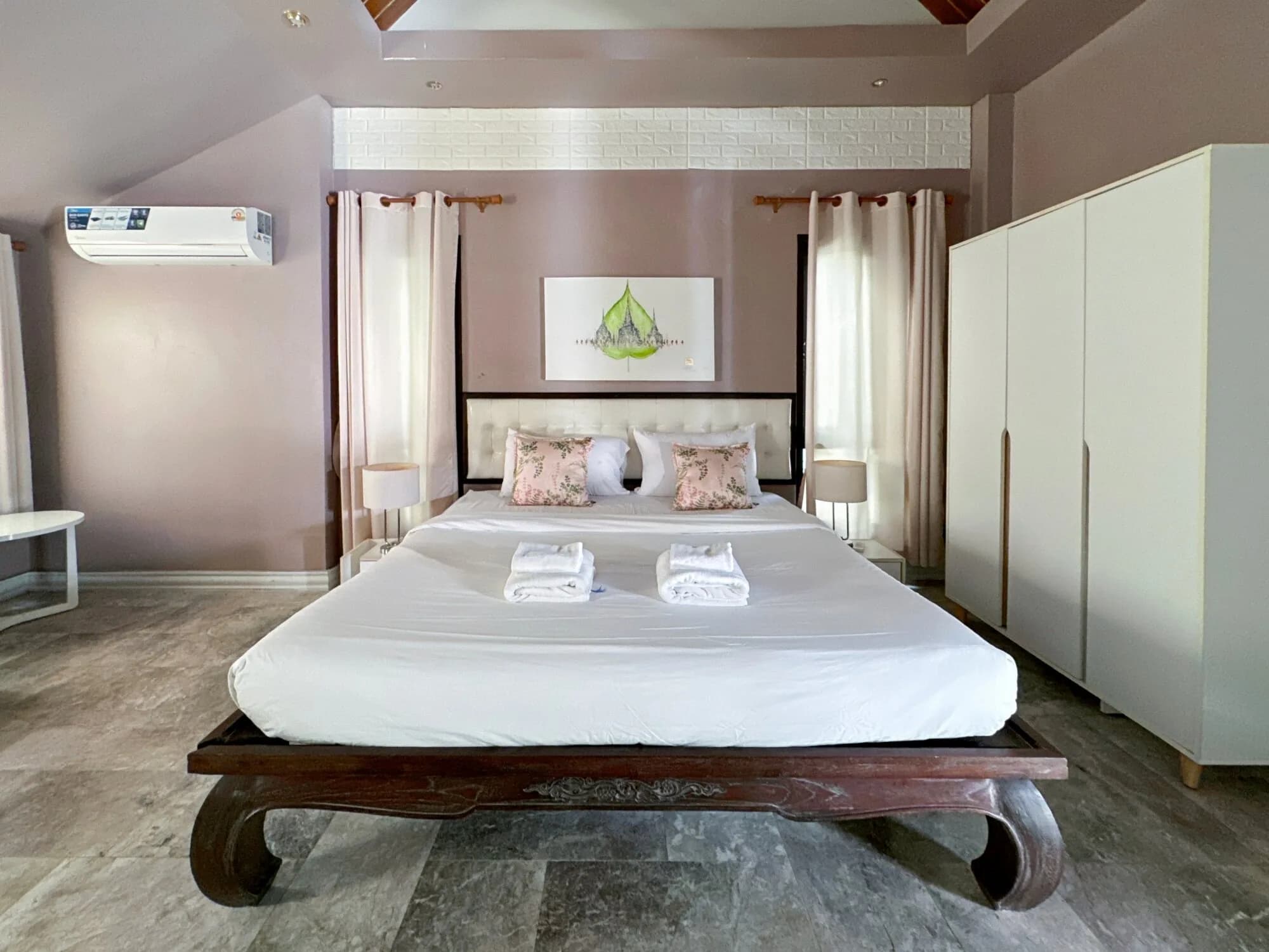 Balinese style 3 bedroom villa 100 meters from Bang Kao beach – VIL0524 — thumbnail 2