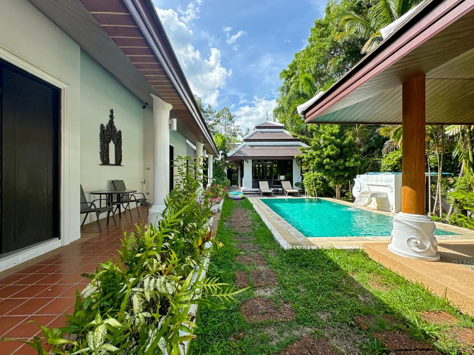 Balinese style 3 bedroom villa 100 meters from Bang Kao beach – VIL0524 — thumbnail 3