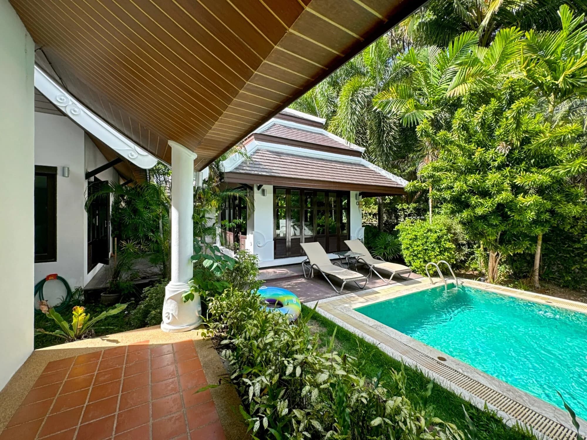 Balinese style 3 bedroom villa 100 meters from Bang Kao beach – VIL0524 — thumbnail 5