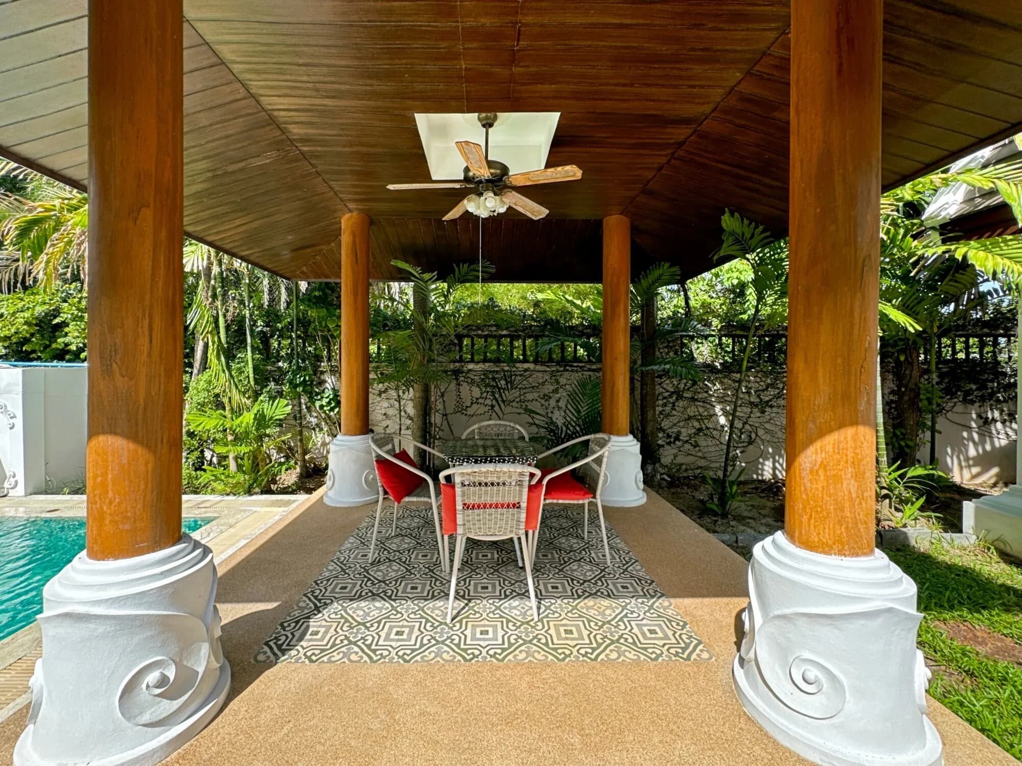 Balinese style 3 bedroom villa 100 meters from Bang Kao beach – VIL0524 — thumbnail 6