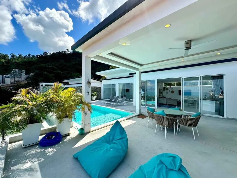 Great investment opportunity 3 bedroom sea view villa with a pool in Chaweng Hills – VIL0525 — thumbnail 2