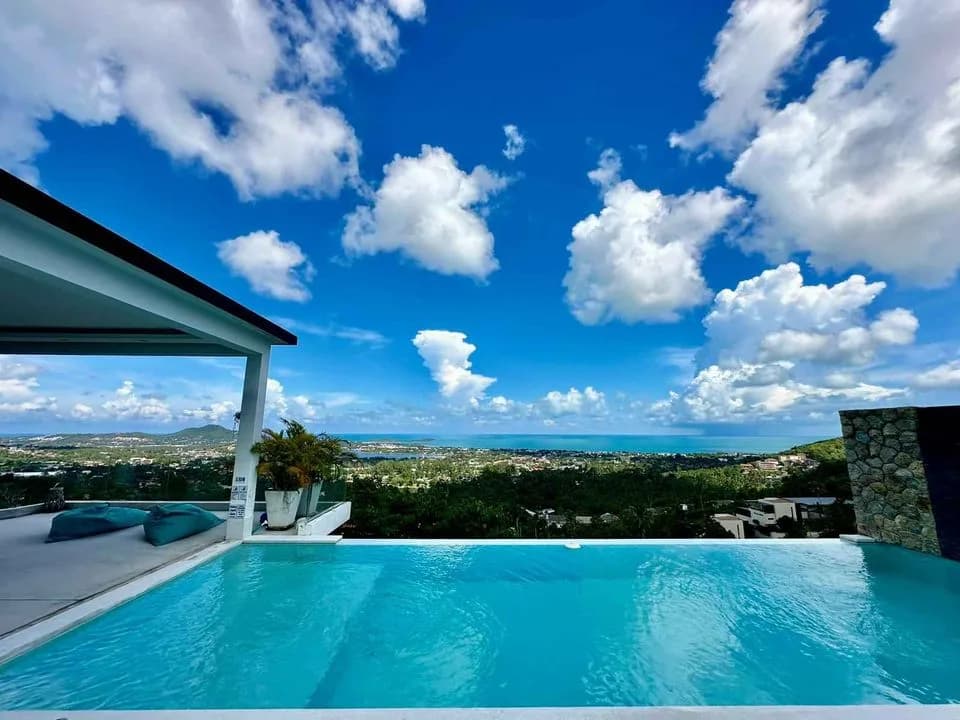 Great investment opportunity 3 bedroom sea view villa with a pool in Chaweng Hills – VIL0525 — thumbnail 4