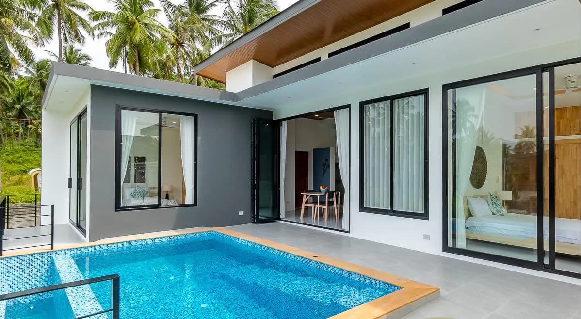 Cozy 2 bedroom villas with a private pool in Maenam area – VIL0529 — thumbnail 3