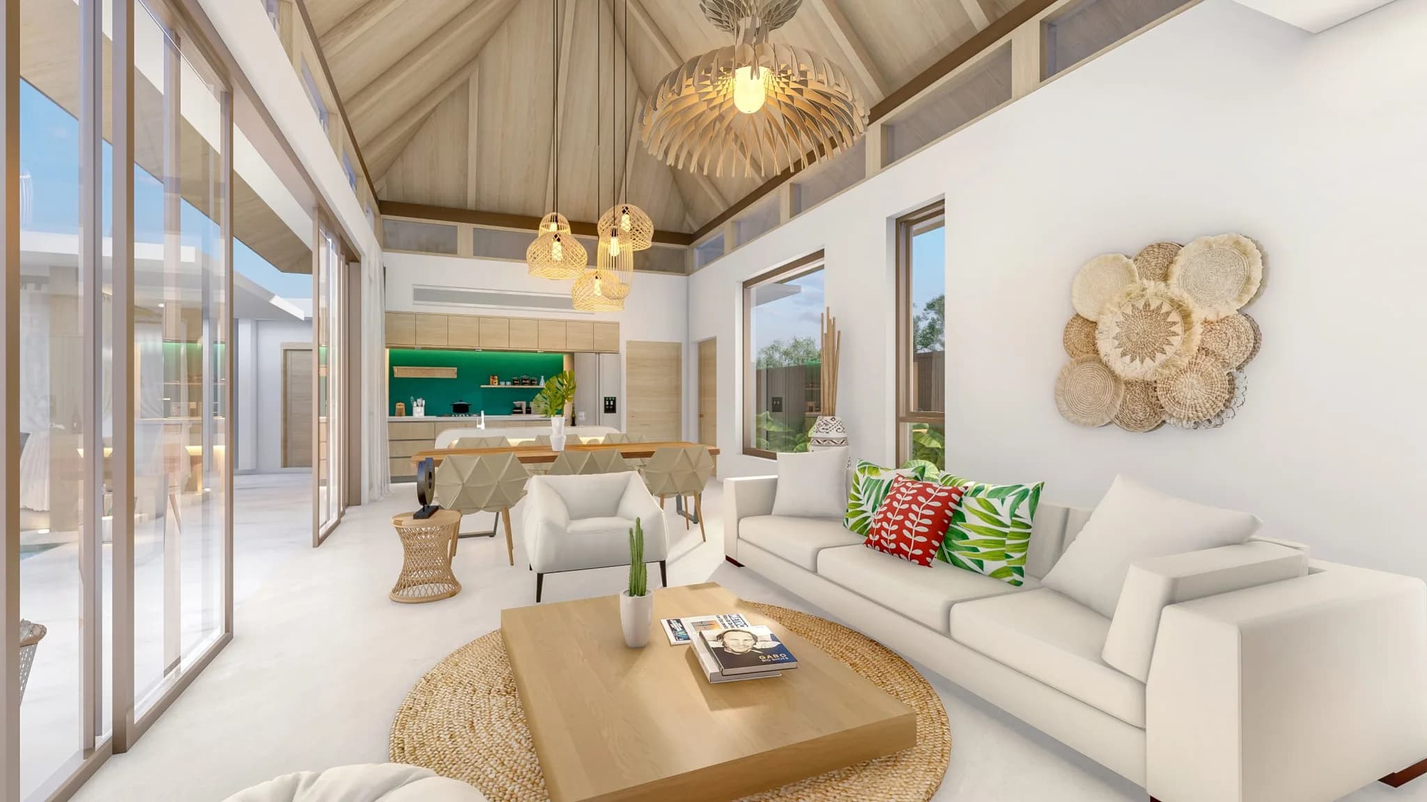 3+1 Bedroom Bali style villas with a private pool 900 meters from the beach – VIL0535 — vignette 6