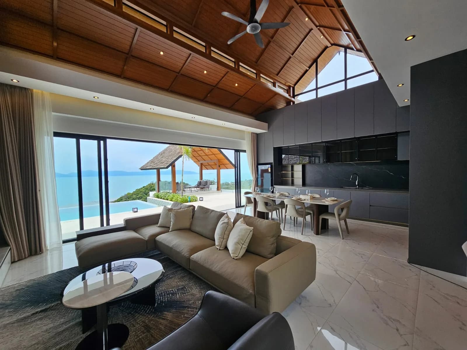 Magnificent 3 bedroom stunning sea view villas in a modern Thai style in Bang Por – VIL0537 — thumbnail 4