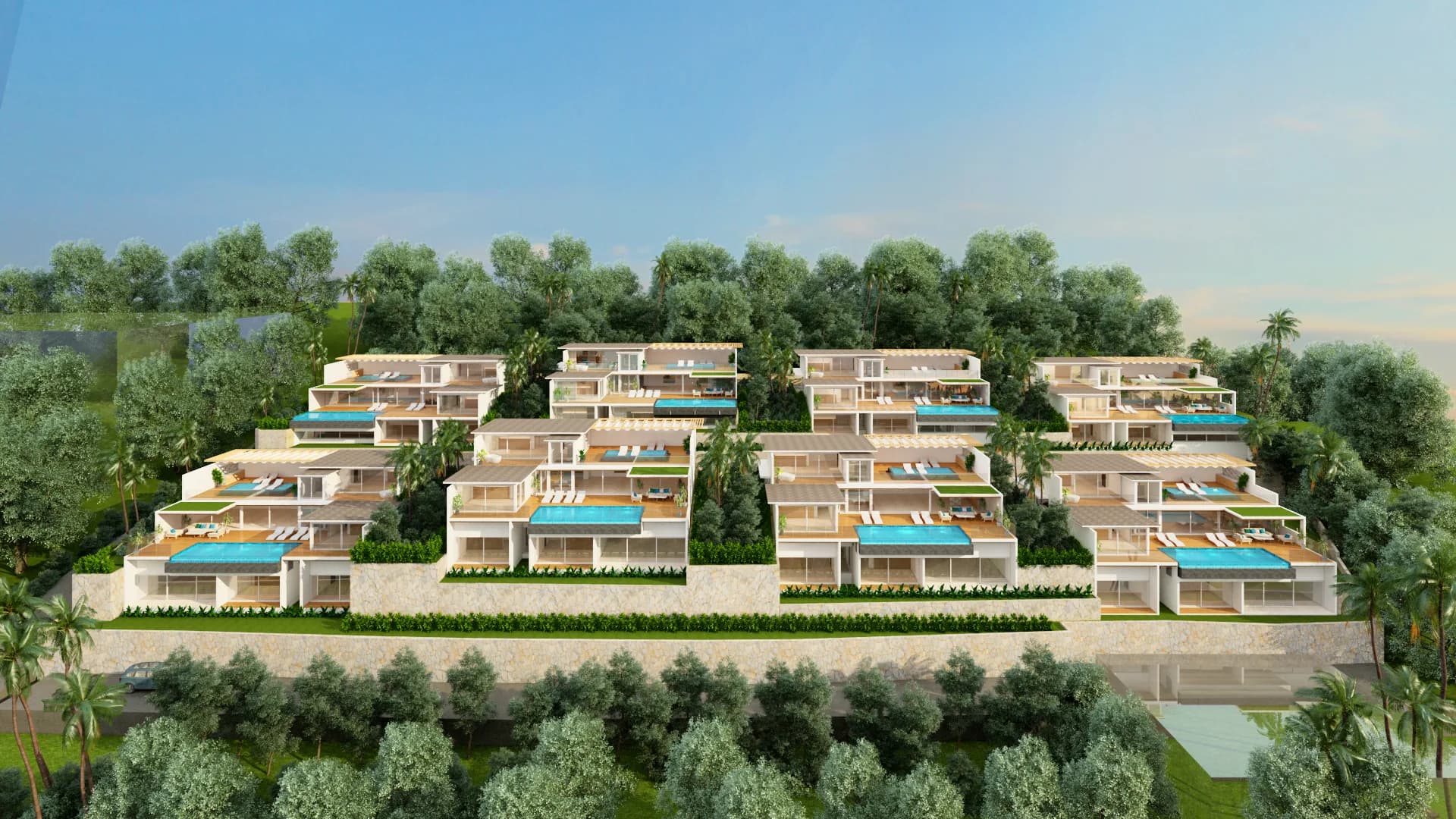4 Bedroom spacious villas with breathtaking sea and Koh Phangan views in high demand Bophut area – VIL0539 — thumbnail 3