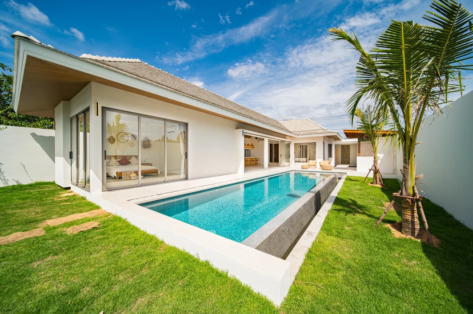 Bali style 3 bedroom villa with a private pool 7 minute walk from Bangrak beach – VIL0542 — thumbnail 3