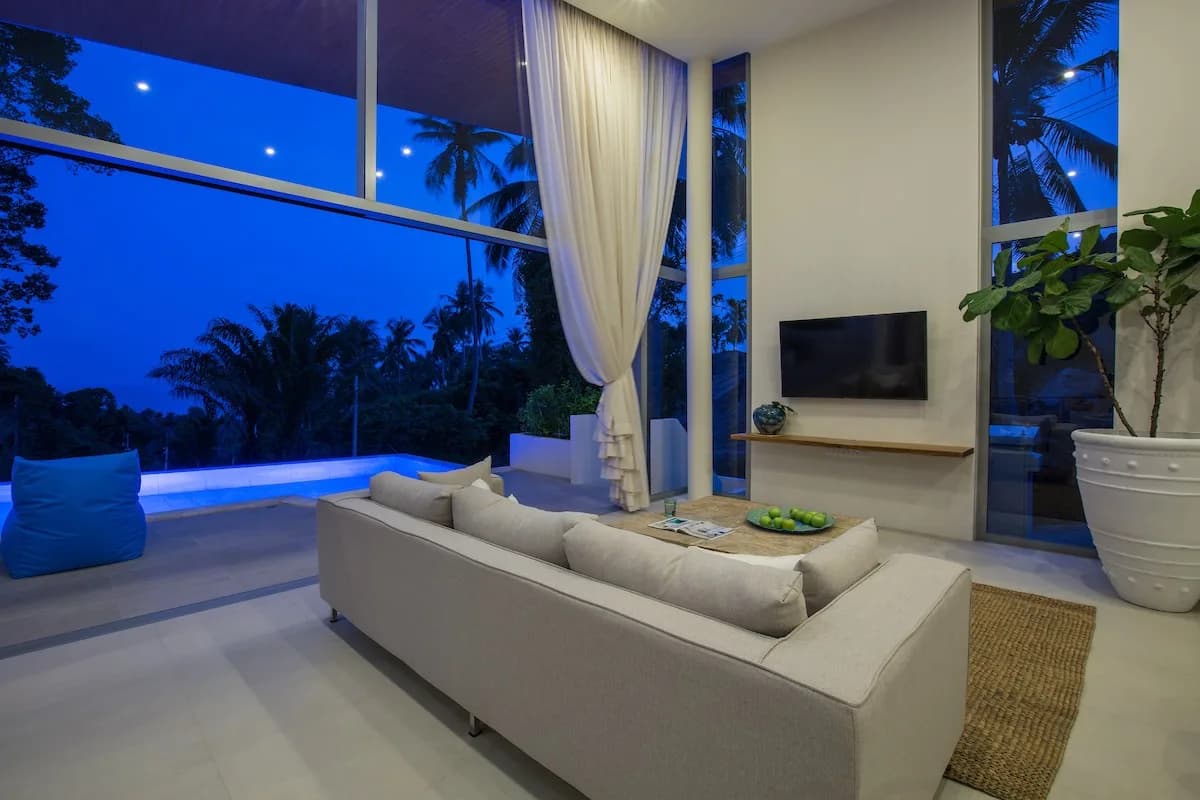 30% completed 3 bedroom sea view villa in Lamai – VIL0545 — thumbnail 6