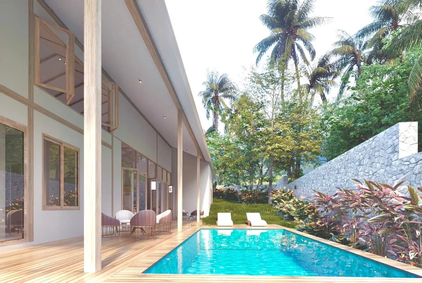 3 bedroom villas with a private pool on a big land plots in quite area of Bang Makam – VIL0547 — thumbnail 6