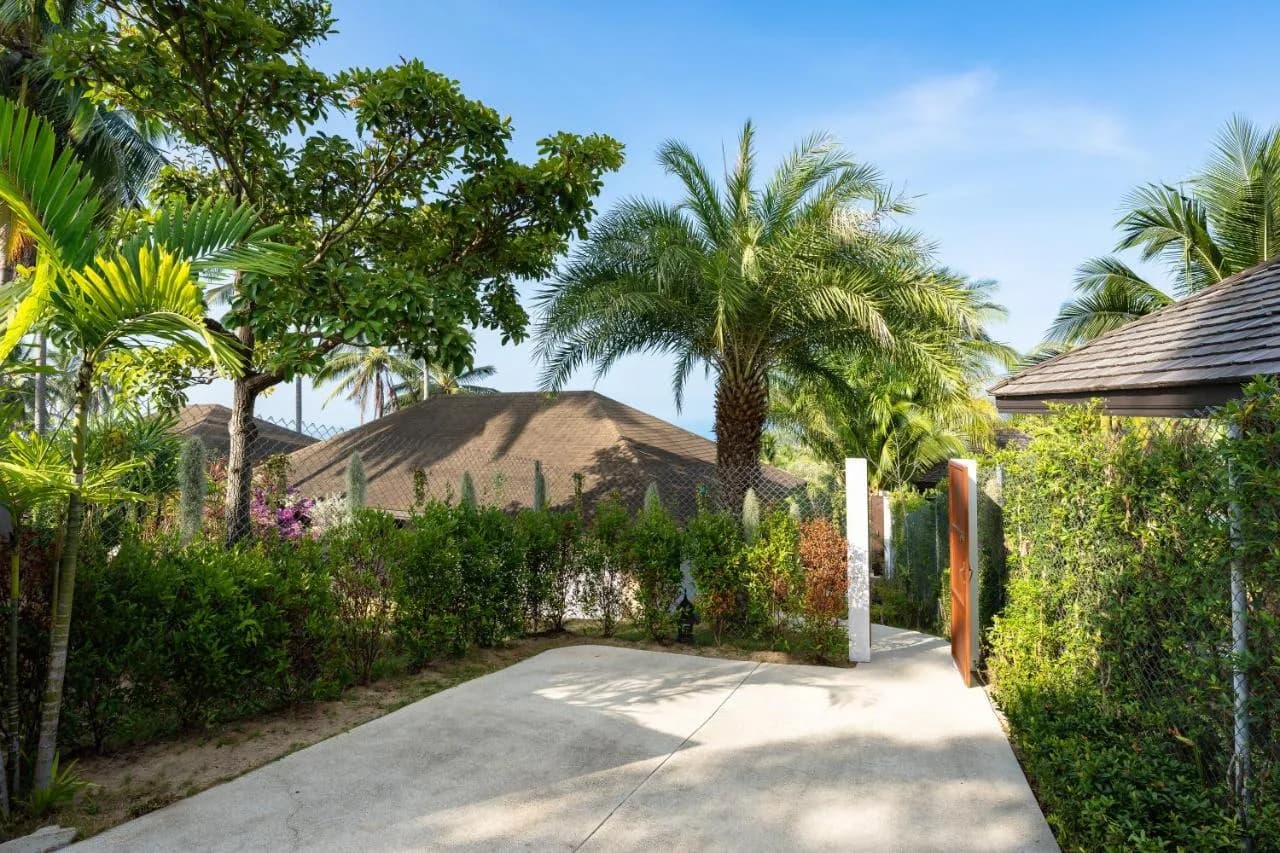 Balinese style 3 bedroom sea view villa on the hills of Chaweng Noi – VIL0551 — thumbnail 5