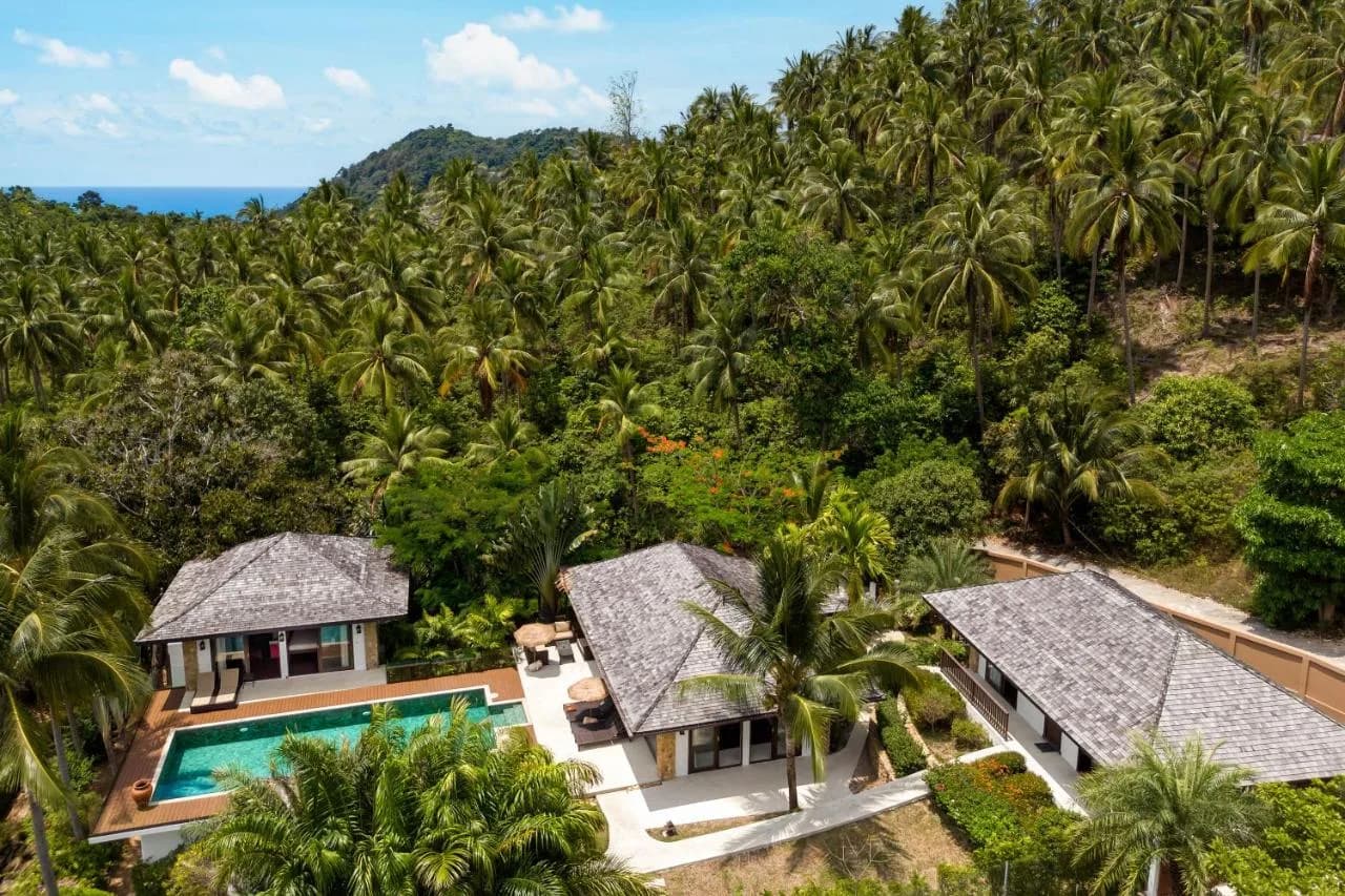 Tropical 3 bedroom villas with a private pool and sea views in Chaweng Noi – VIL0553 — thumbnail 3