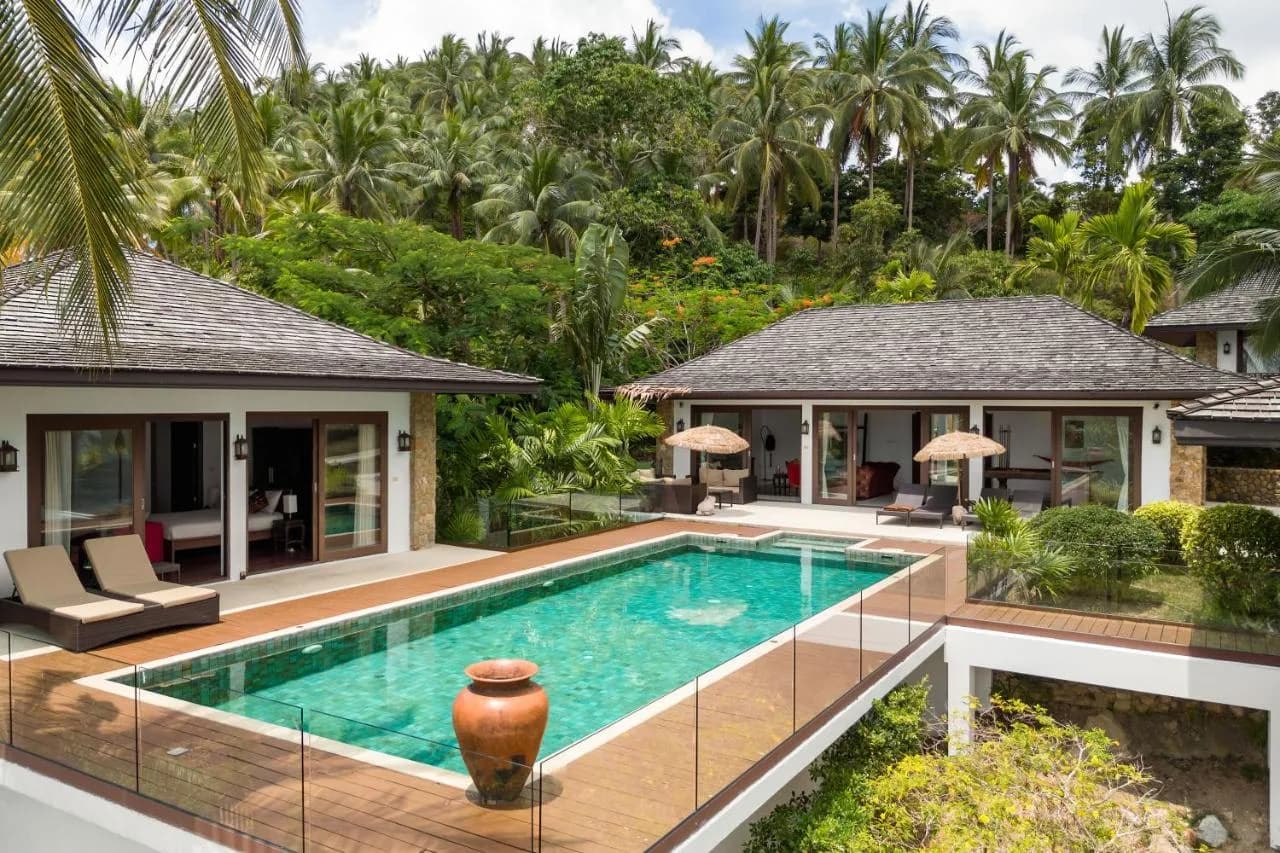 Tropical 3 bedroom villas with a private pool and sea views in Chaweng Noi – VIL0553 — thumbnail 4