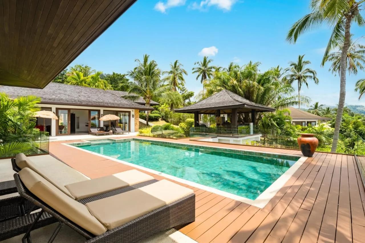 Tropical 3 bedroom villas with a private pool and sea views in Chaweng Noi – VIL0553 — thumbnail 5