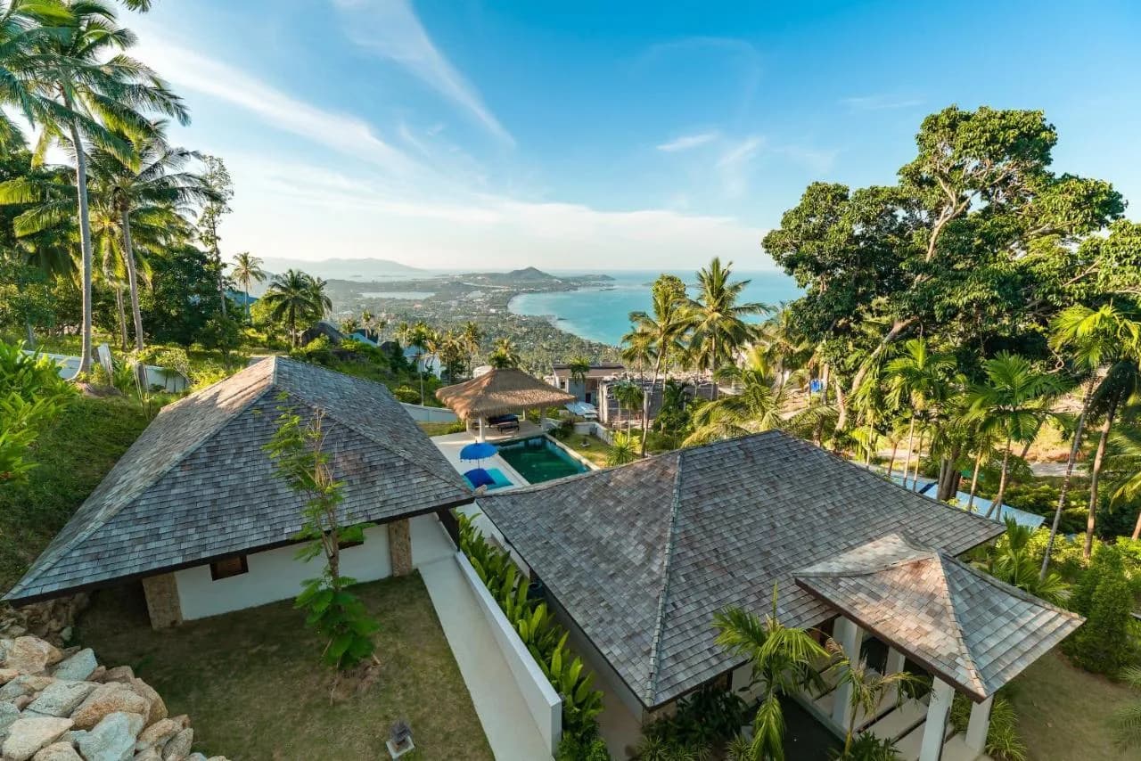 Balinese style 2 bedroom villa with a sea view and a private pool in Chaweng Noi – VIL0554 — view 1