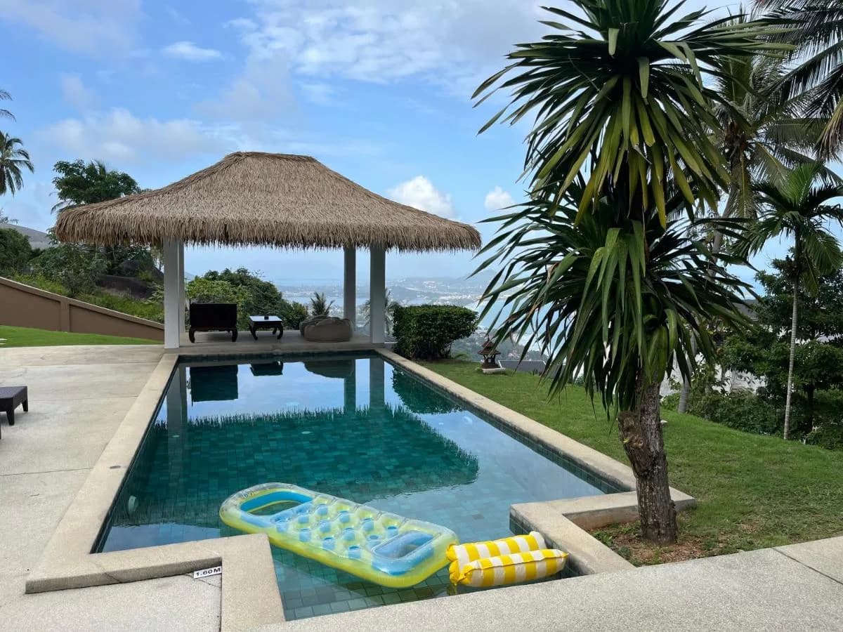 Balinese style 2 bedroom villa with a sea view and a private pool in Chaweng Noi – VIL0554 — thumbnail 3