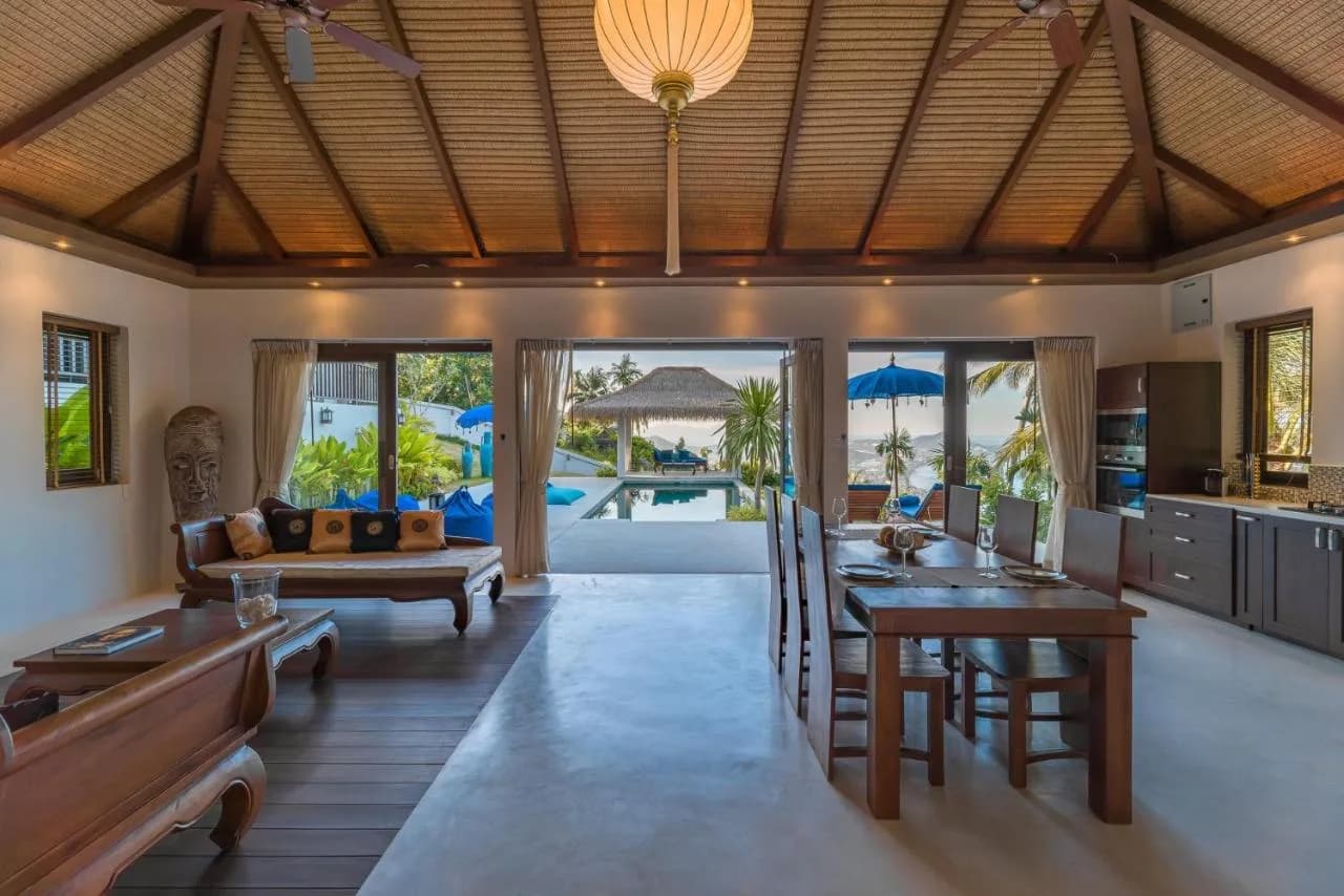 Balinese style 2 bedroom villa with a sea view and a private pool in Chaweng Noi – VIL0554 — thumbnail 4