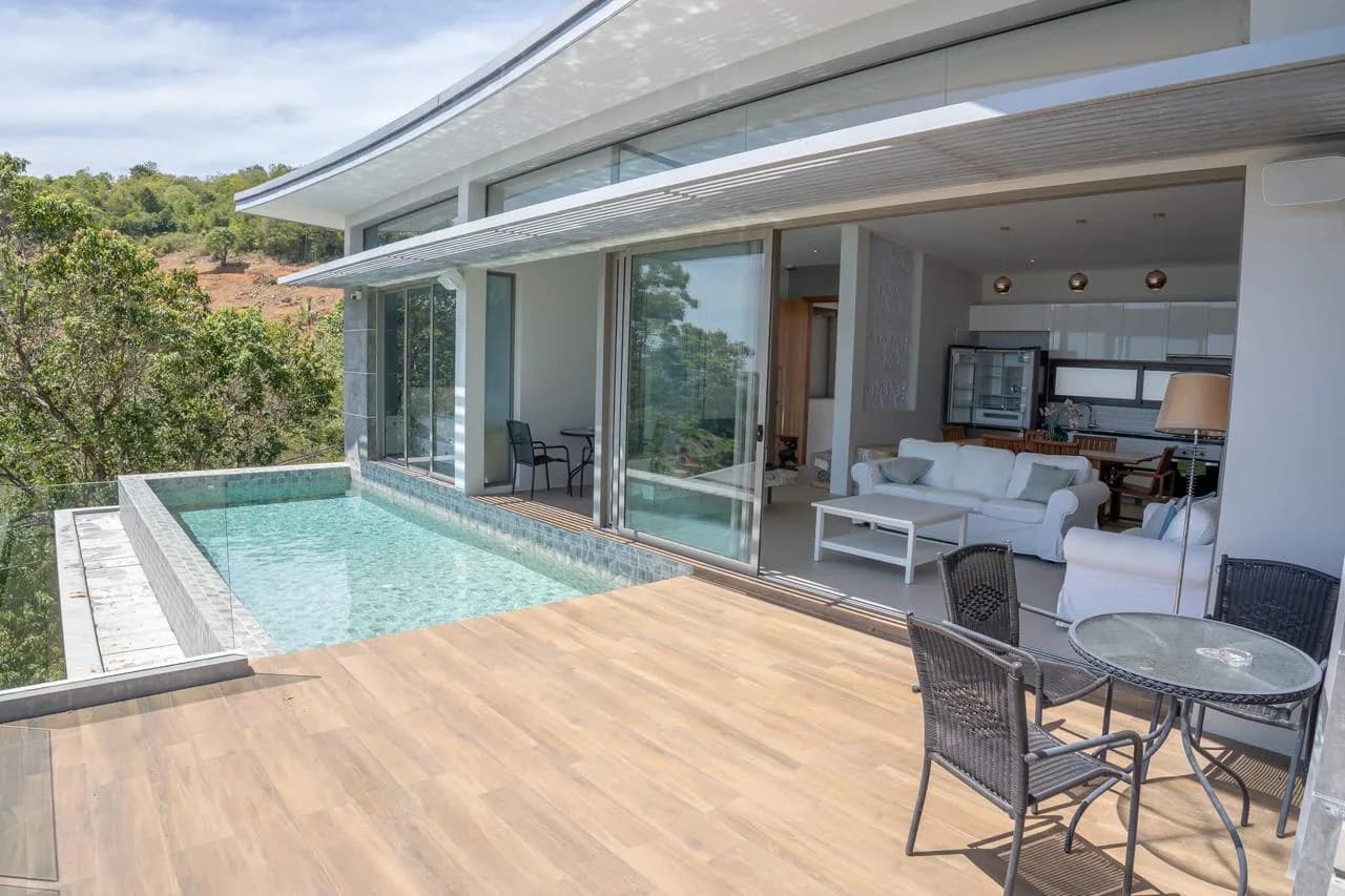 Affordable 3 bedroom villa with a pool and sea views in Bophut – VIL0562 — view 1