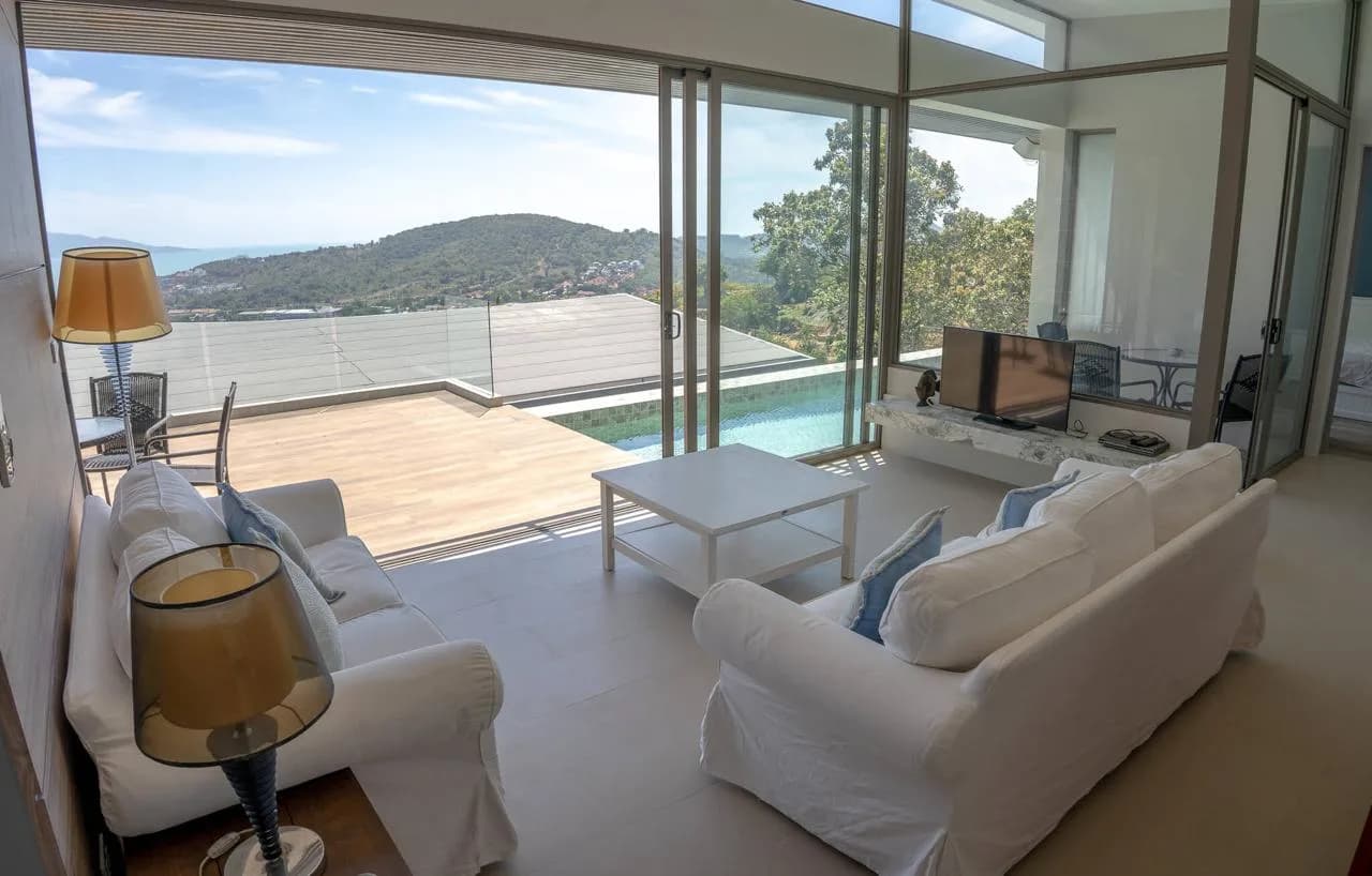 Affordable 3 bedroom villa with a pool and sea views in Bophut – VIL0562 — thumbnail 3