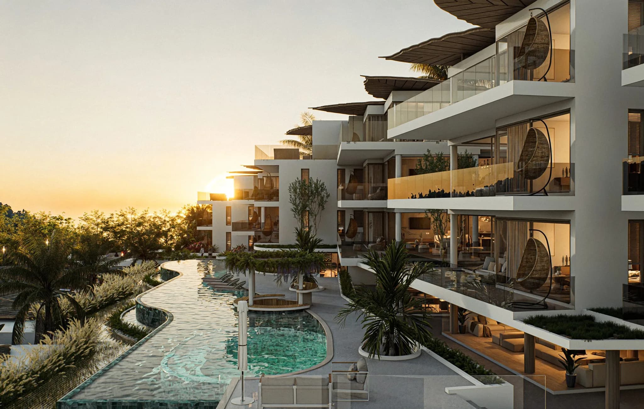2 Bedroom sea view apartment in a luxury residence in Bang Makam – VIL0569 — view 1