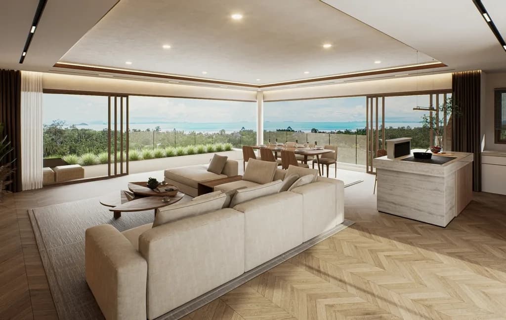 Stylish sea view penthouses in a luxury development in Bang Makam – VIL0570 — thumbnail 3