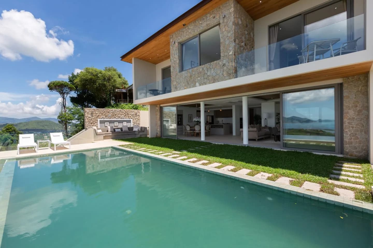 Exclusive 4 bedroom villa with stunning sea views in a luxury development in Choeng Mon – VIL0572 — vignette 2