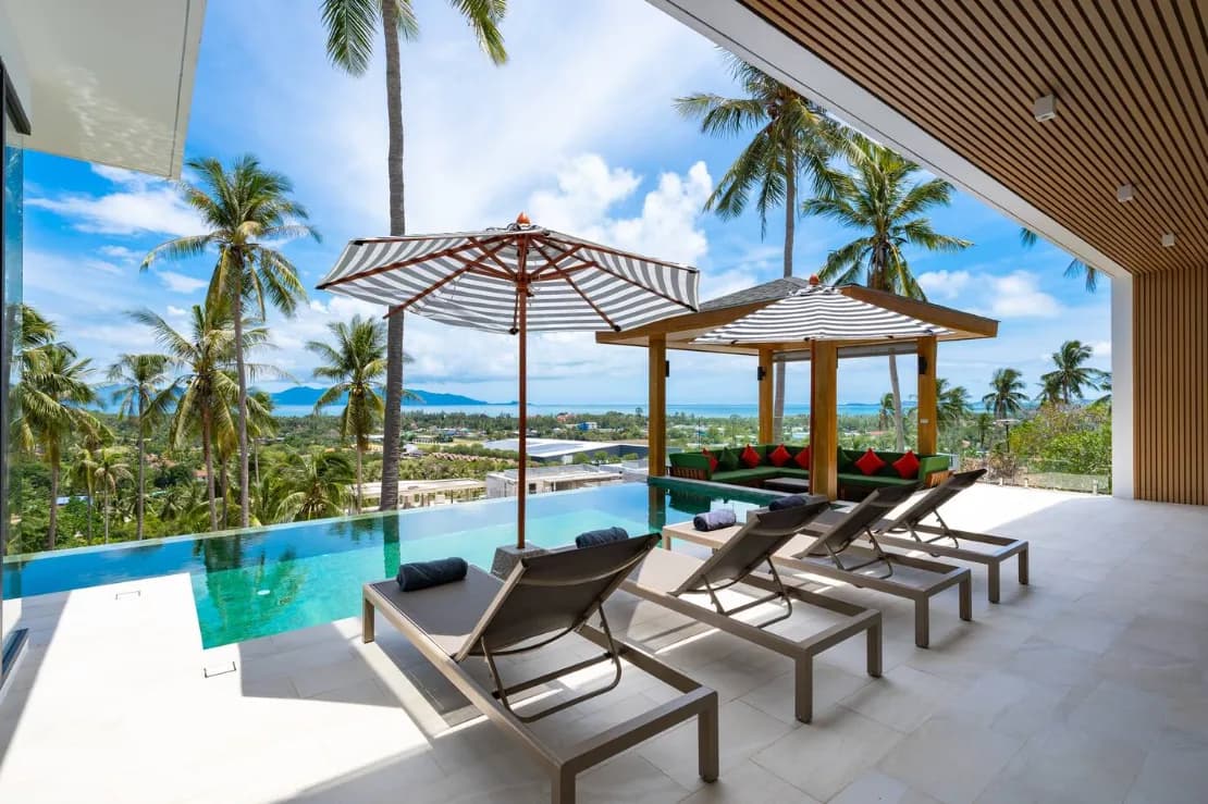 Sea view development with a finished 5 bedroom sea view villa in Maenam – VIL0578 — thumbnail 3