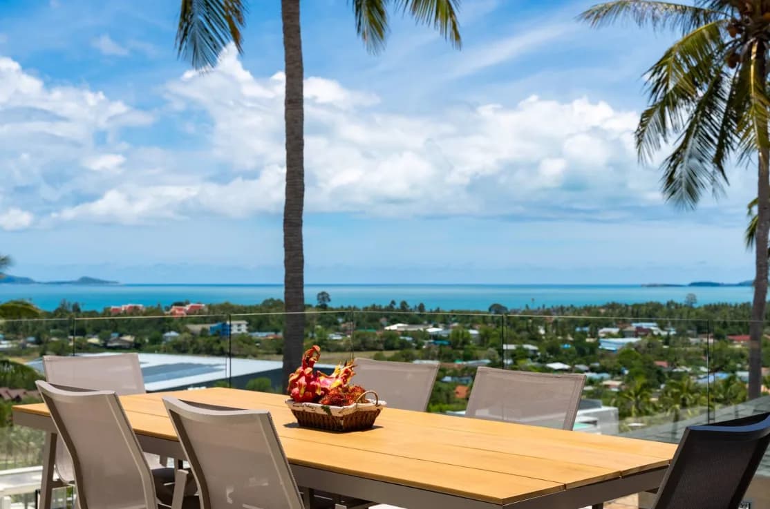 Sea view development with a finished 5 bedroom sea view villa in Maenam – VIL0578 — thumbnail 6