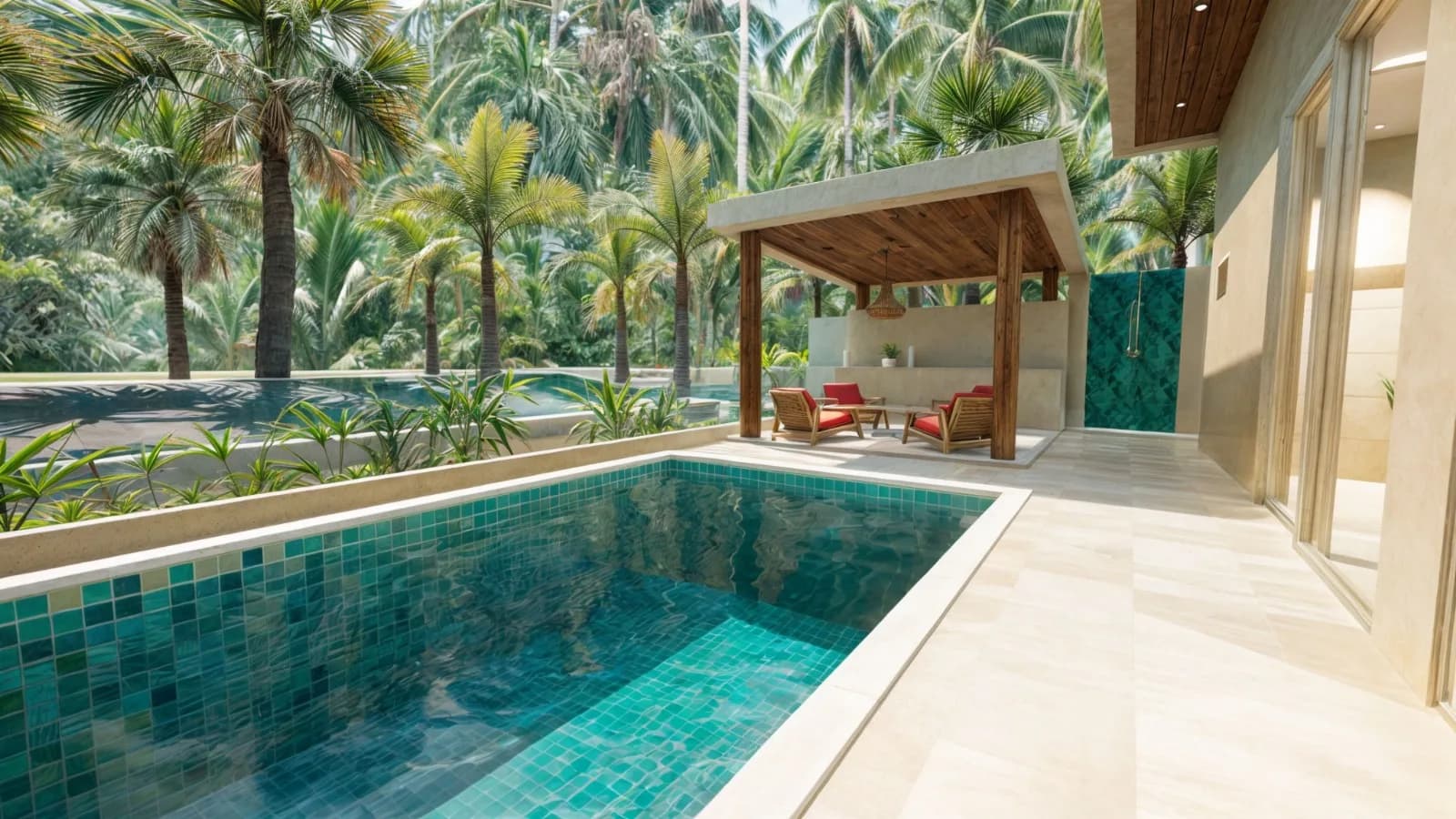 Affordable 2 bedroom Bali style villas with a charming jungle view in Maenam – VIL0579 — thumbnail 2