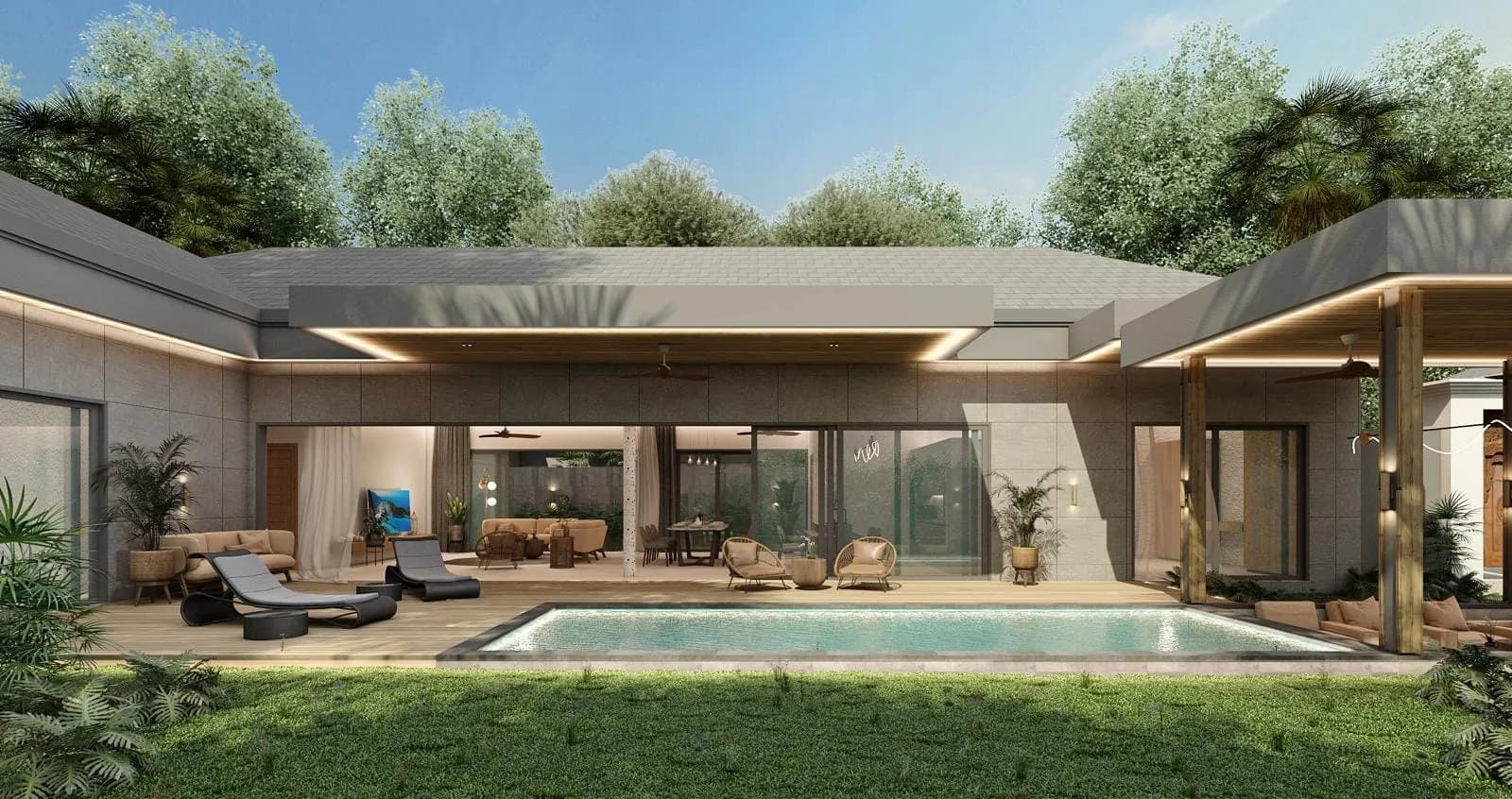 New Bali style 3 bedroom villas with a private pool in a prime location – VIL0586 — thumbnail 2