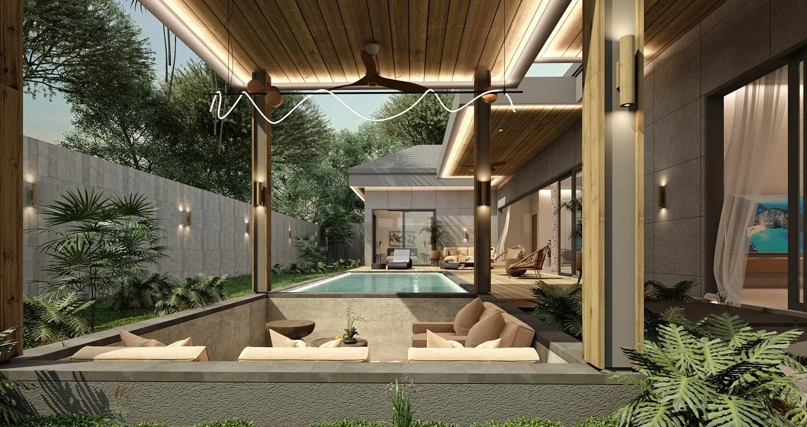 New Bali style 3 bedroom villas with a private pool in a prime location – VIL0586 — thumbnail 3