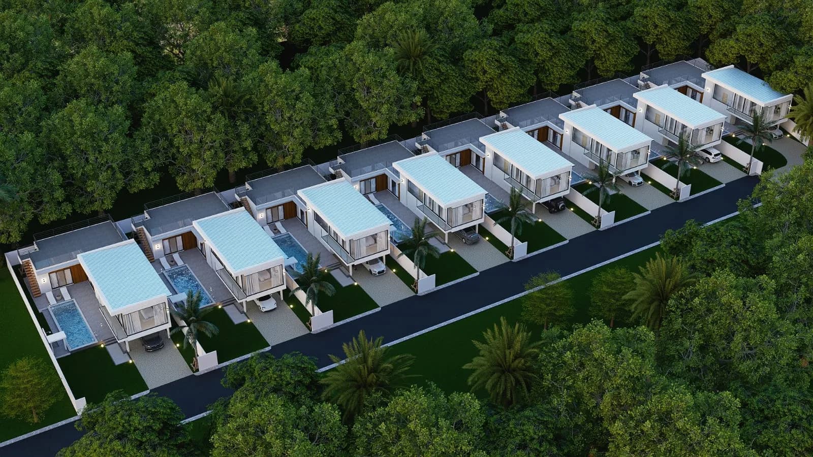 Affordable 3 bedroom villas with a private pool in Maenam – VIL0589 — thumbnail 2
