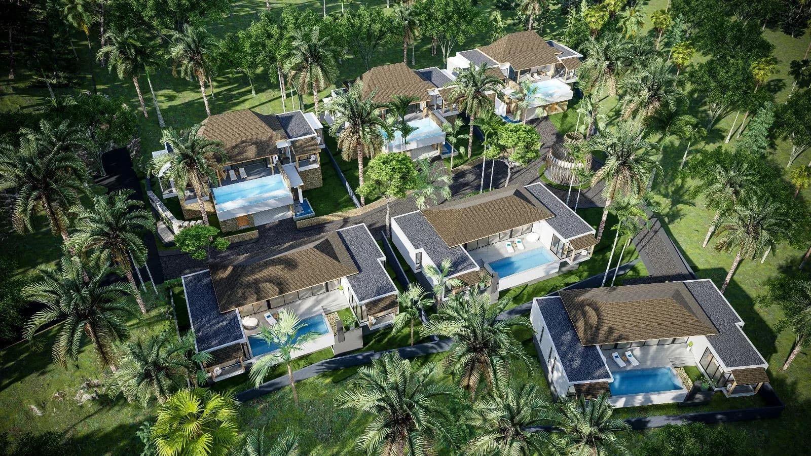 3 Bedroom mountain view villa with an elevator in the residence in Maenam – VIL0597 — view 1