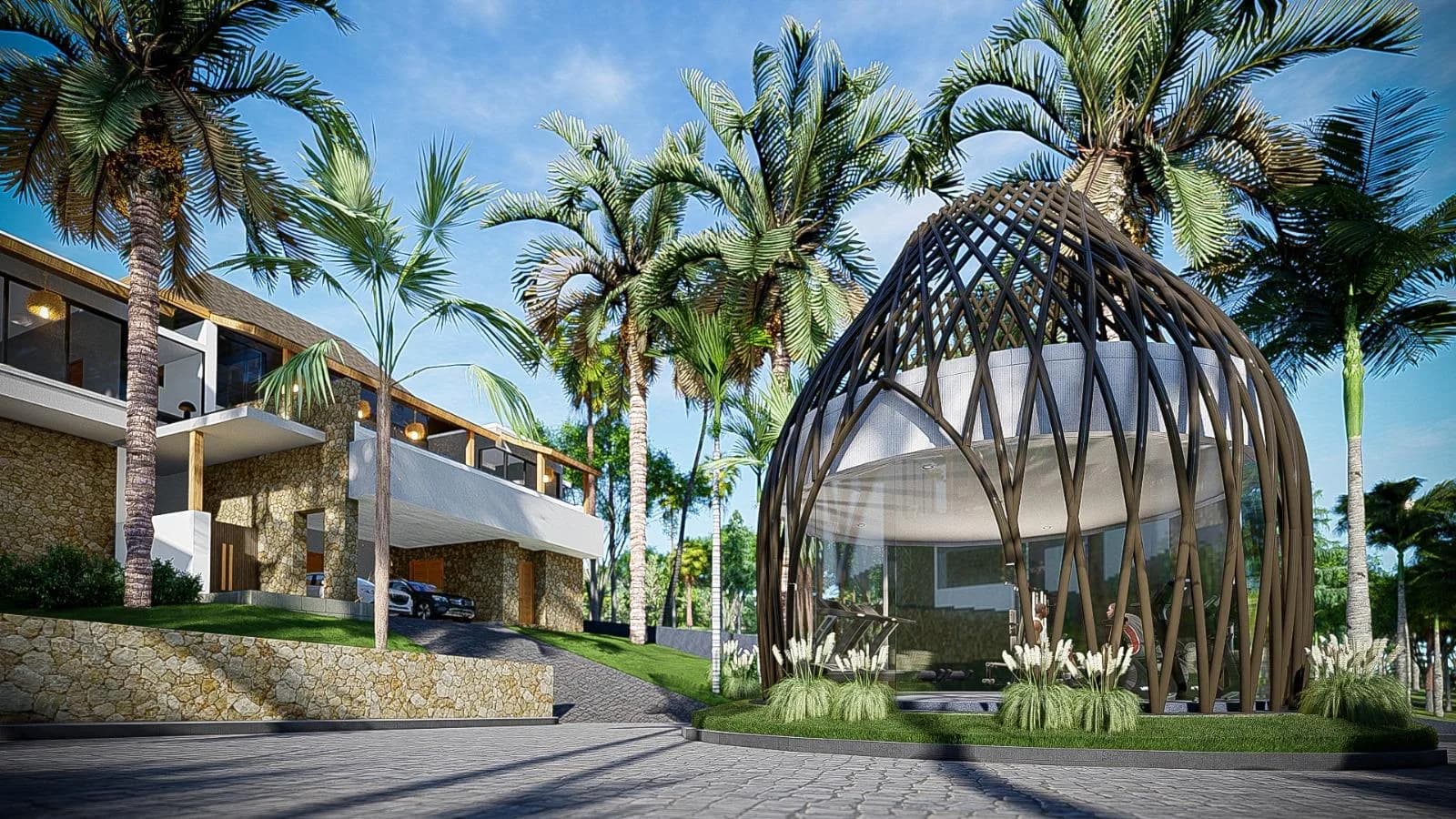 Modern and tropical 3 bedroom villas in Maenam – VIL0598 — thumbnail 2