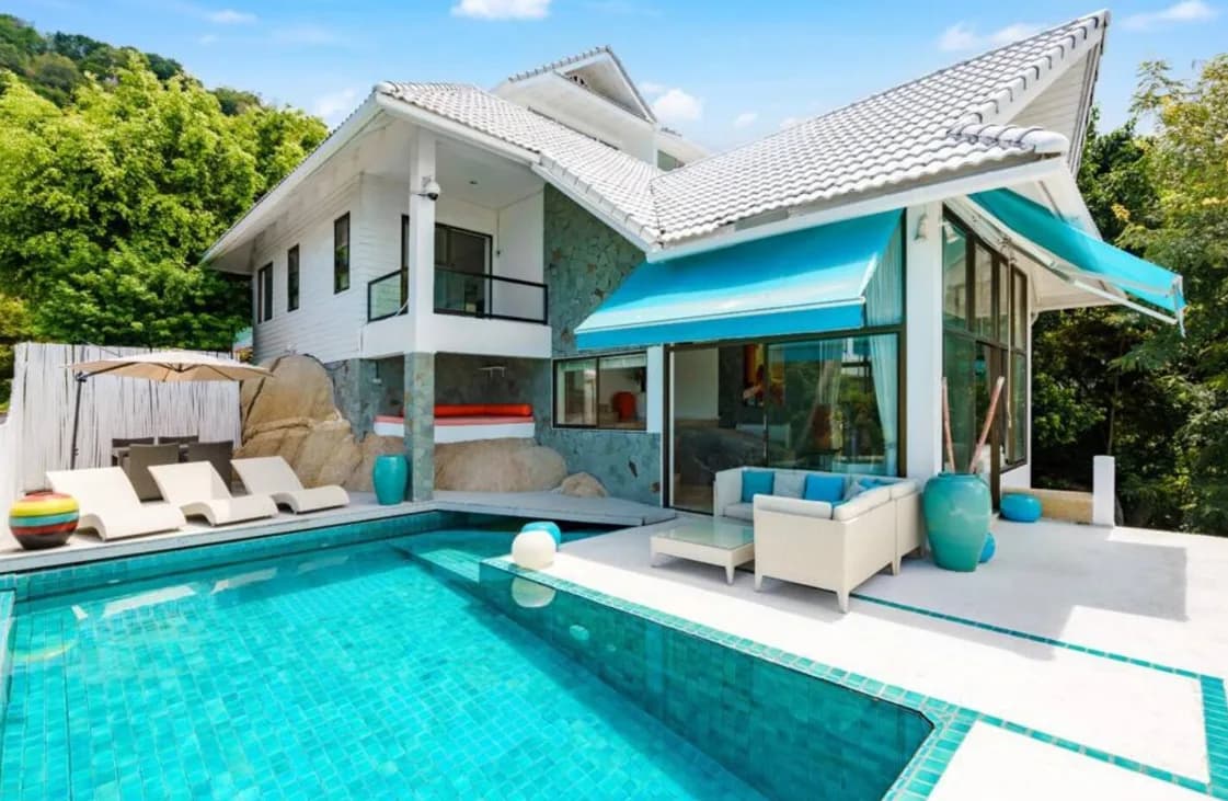 4 bedroom villa with sea view in Chaweng Noi – VIL0599 — thumbnail 5