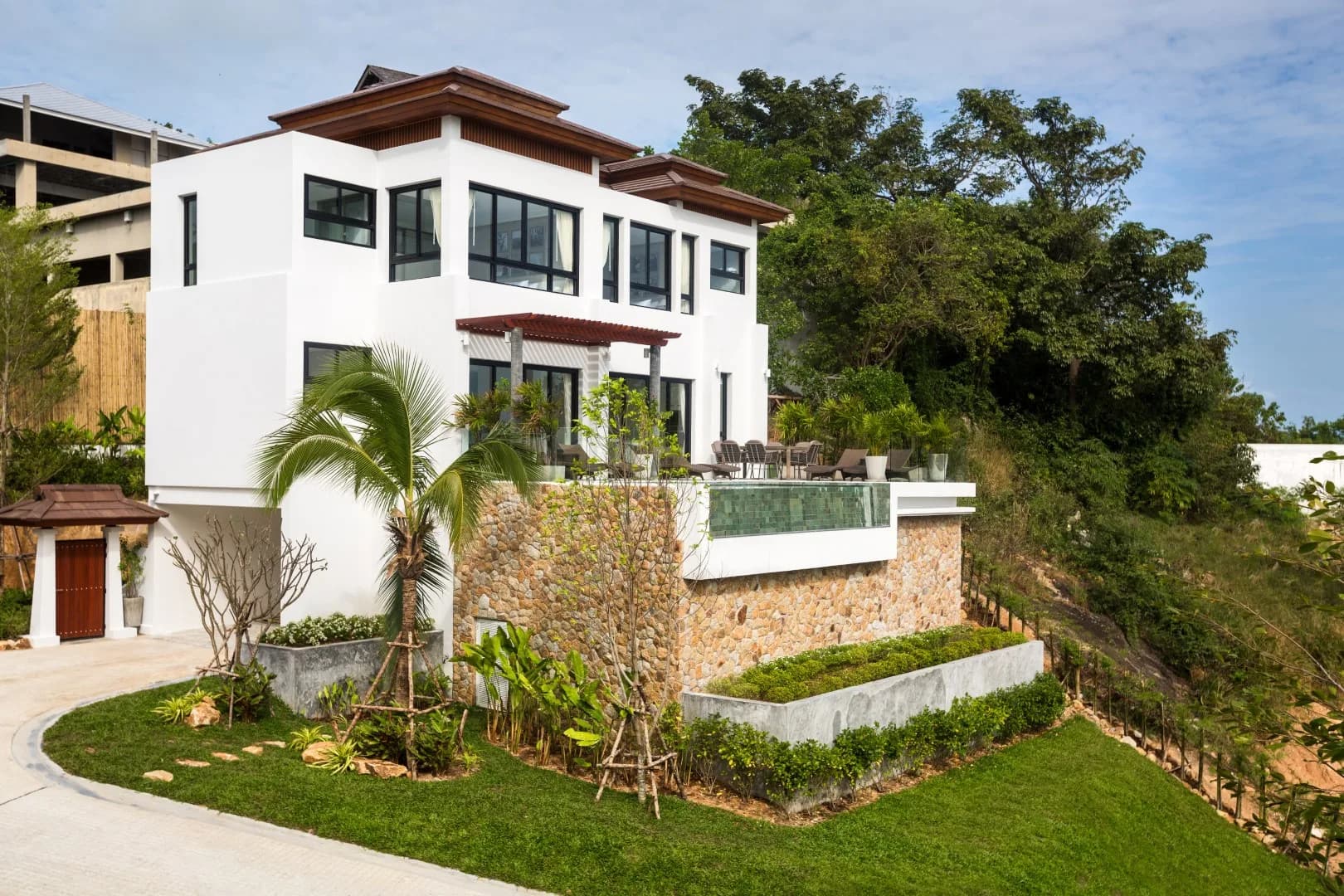 3 bedroom villa with a sea view within a short distance from Choeng Mon beach – VIL0617 — thumbnail 2