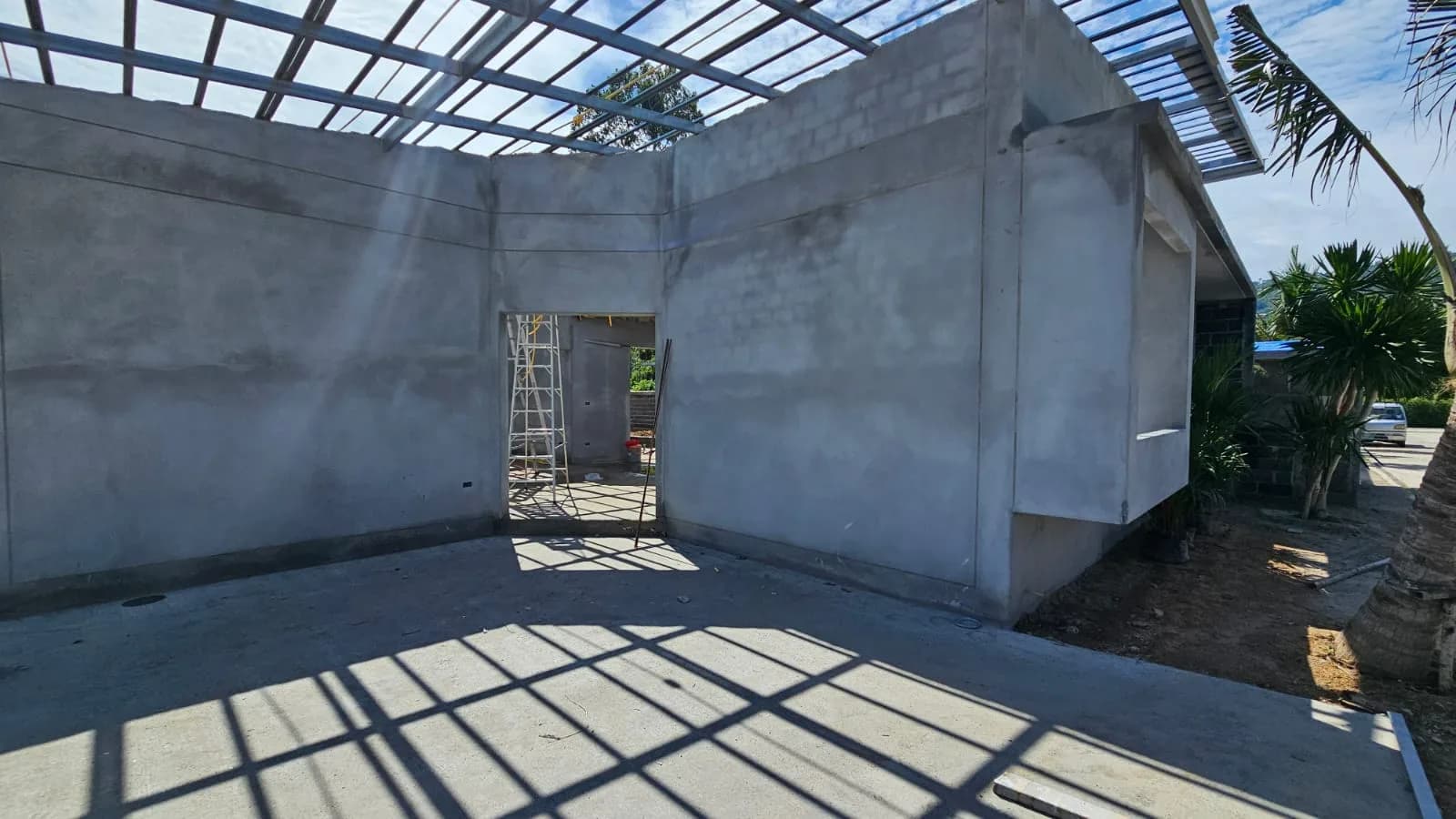 Almost completed 3 bedroom villa with a private pool on a big plot of land in Maenam – VIL0624 — thumbnail 2