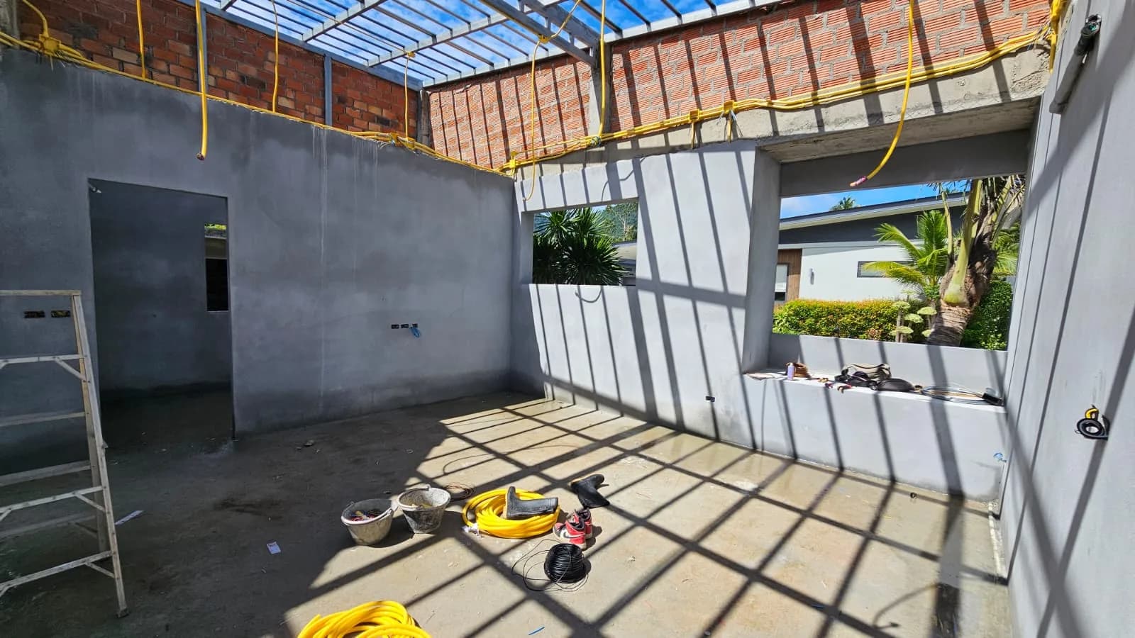 Almost completed 3 bedroom villa with a private pool on a big plot of land in Maenam – VIL0624 — thumbnail 3